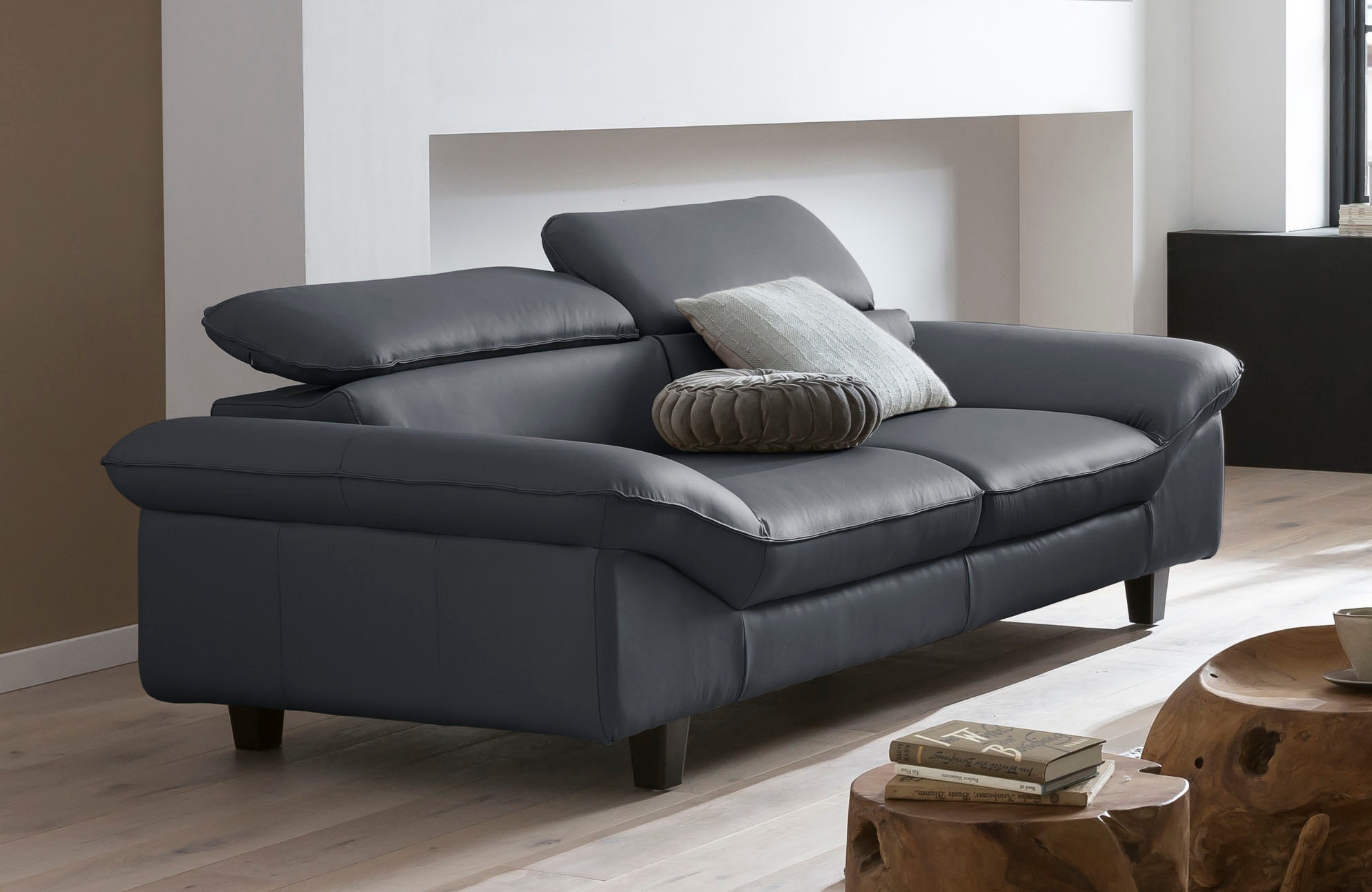 Home affaire 2-Sitzer »Pilot«, Big-Sofa mit Kopfteilverstellung