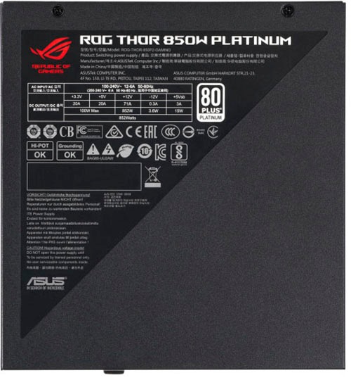 Asus PC-Netzteil »ROG THOR 850W Platinum II«