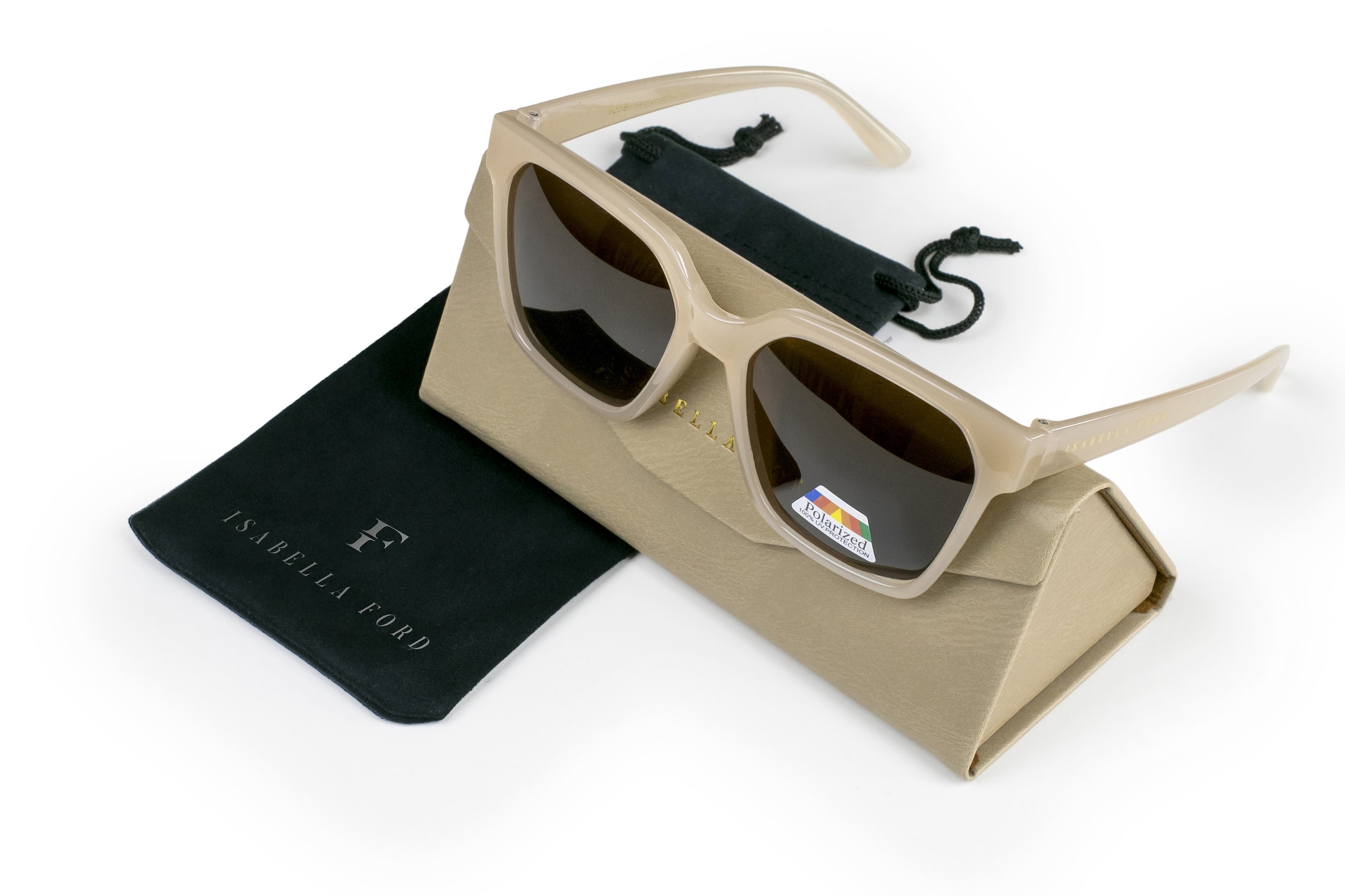 ISABELLA FORD Sonnenbrille »FA13-03« Glass 0.74MM Polarized Lens UV400，CAT3.0