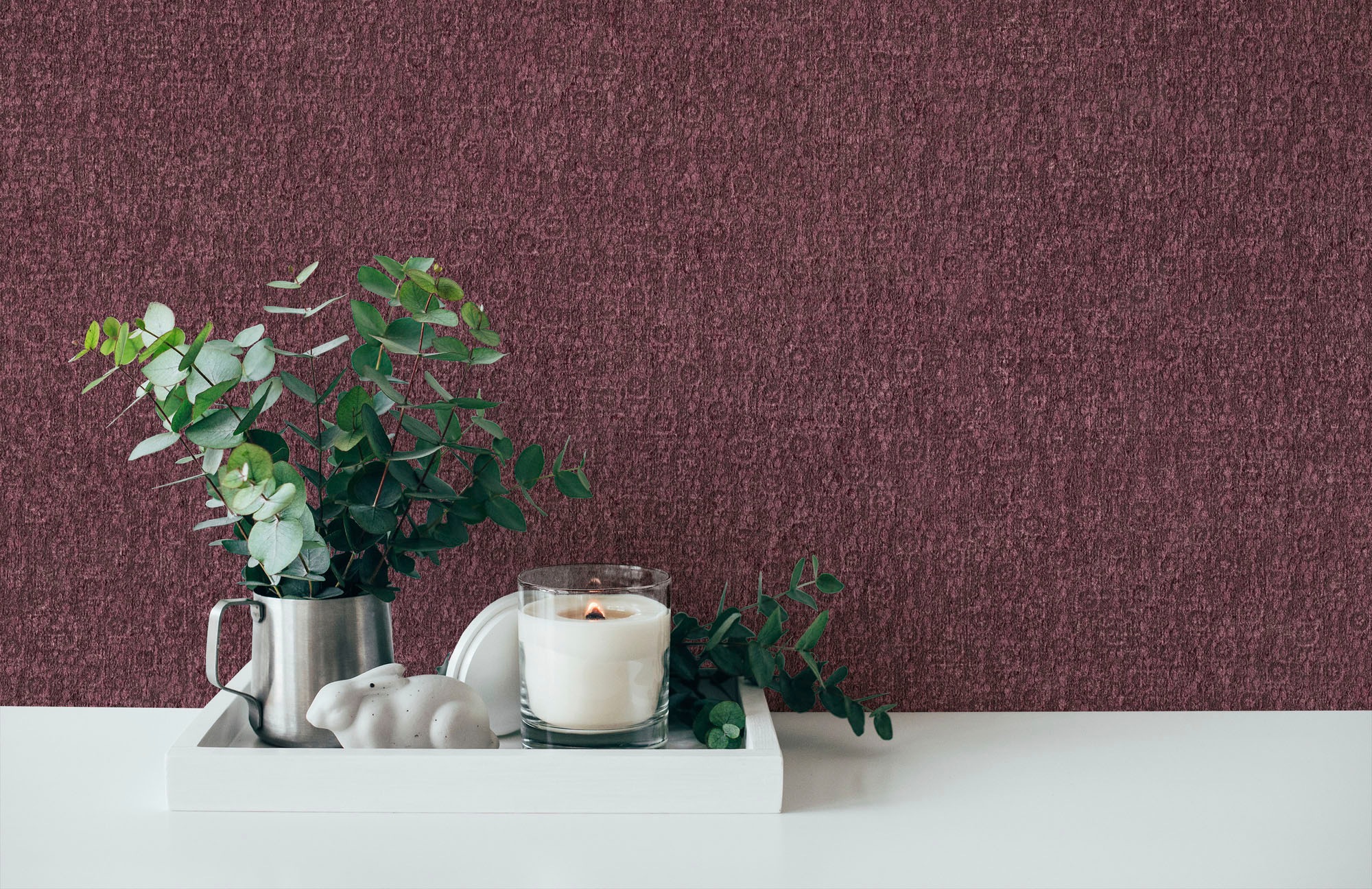living walls Vliestapete »Mata Hari«, Glitzermuster-Minimalmuster-glänzend, Uni Tapete Muster Tapeten Wohnzimmer Schlafzimmer Küche Türkis modern