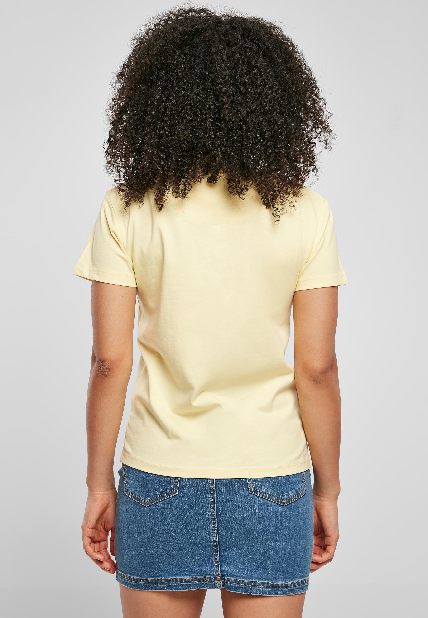 Karl Kani T-Shirt »Karl Kani Damen KW221-001-2 Small Signature Tee light yellow«, (1 tlg.)