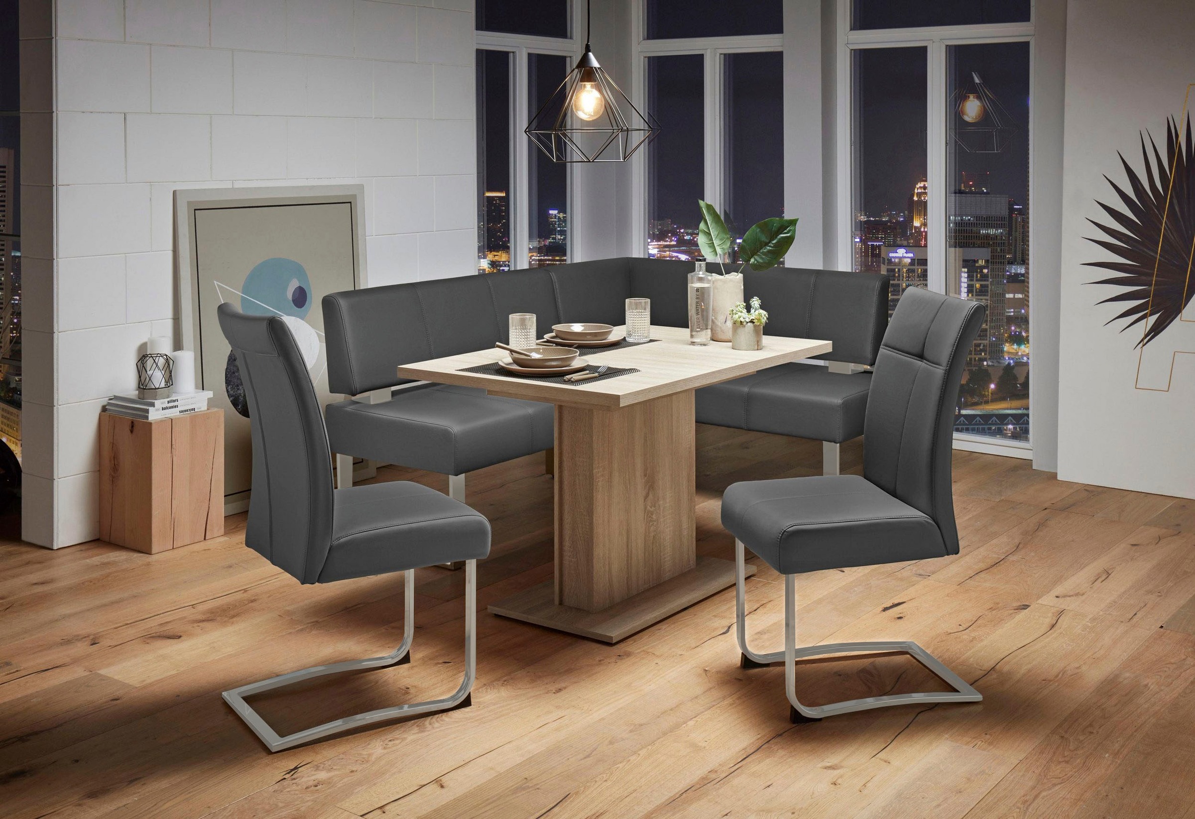 Home affaire Freischwinger "Rab" (Set) 2 Stk.Bezug in verschiedenen Qualitä günstig online kaufen