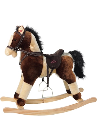 Heunec® Schaukelpferd »Schaukel-Pferd mit Sound«, und individuell bestickbarem Sattel kaufen
