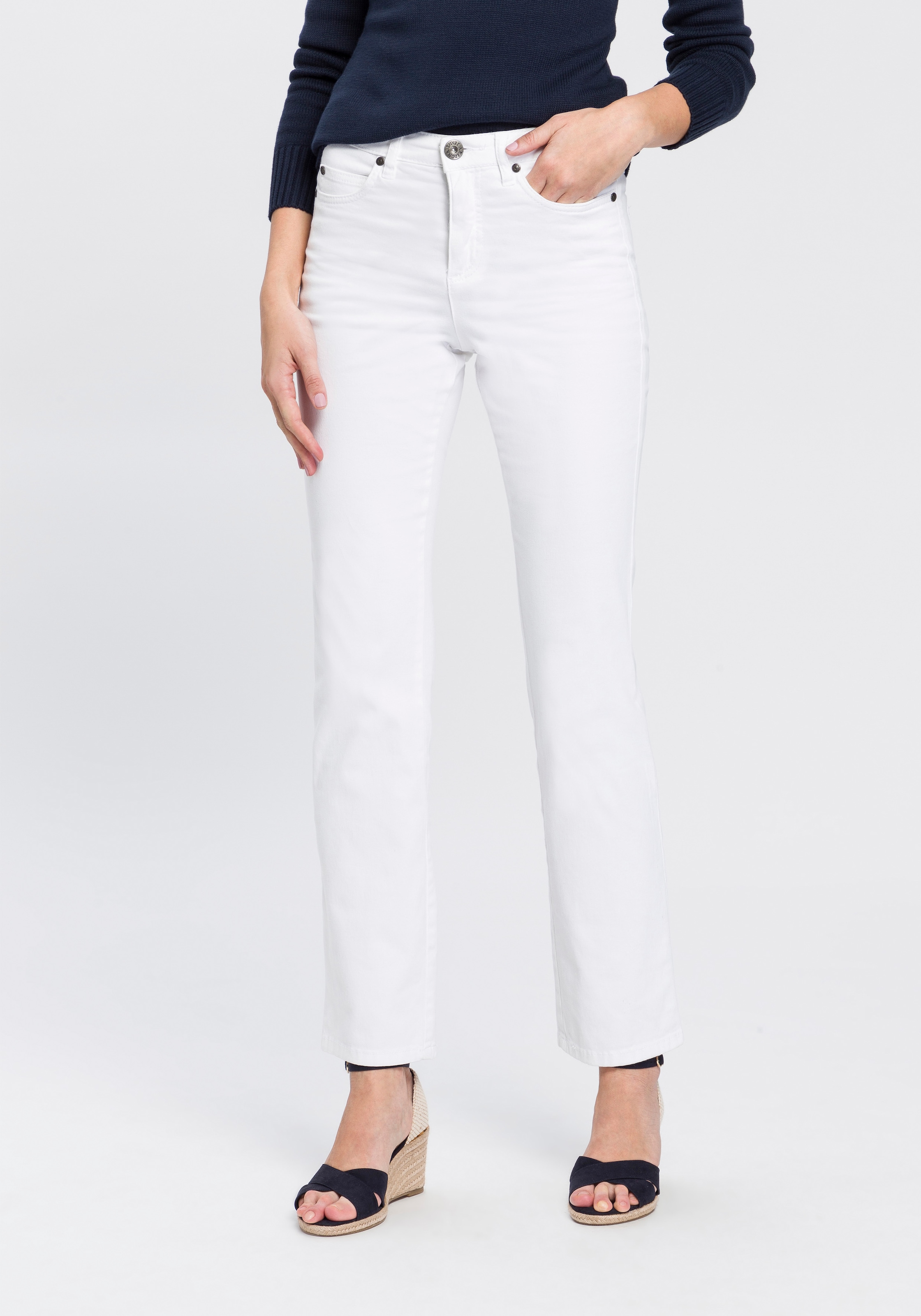 Gerade Jeans »Comfort-Fit«, High Waist