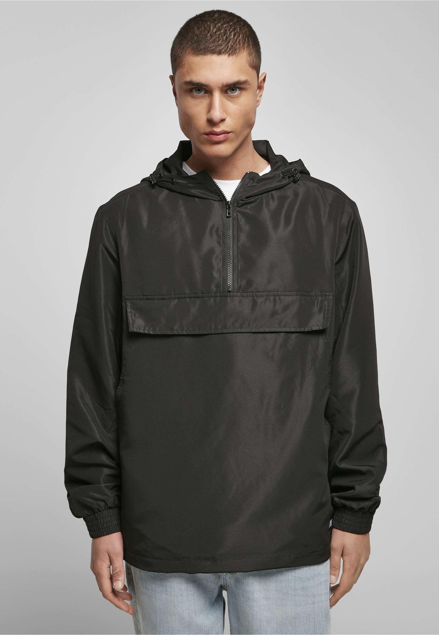 URBAN CLASSICS Funktionsmantel »Urban Classics Herren Recycled Basic Pull Over Jacket«