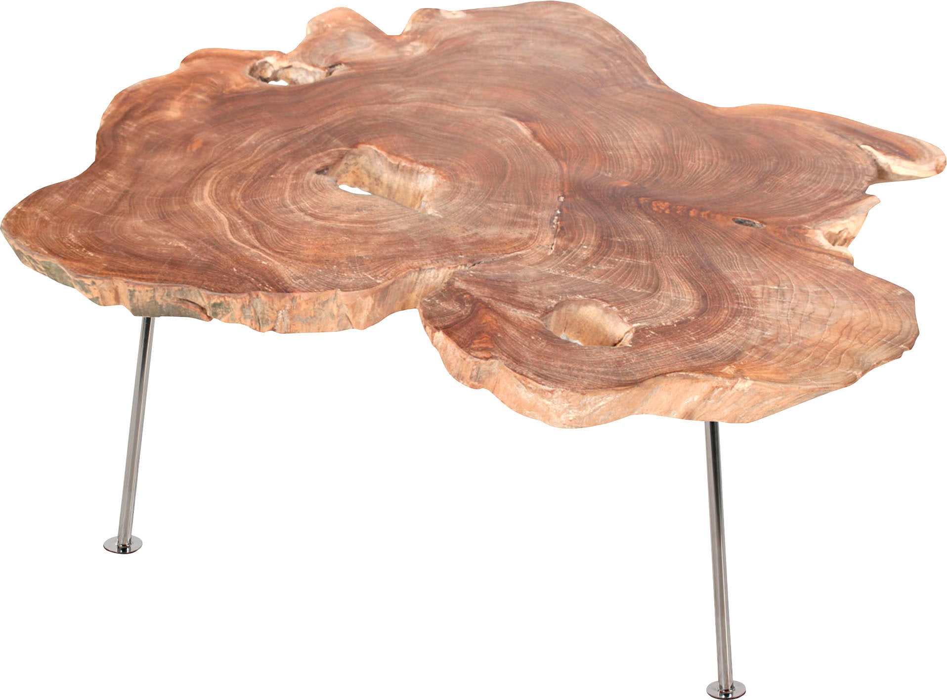 Gutmann Factory Couchtisch, aus recyceltem Altholz Teak