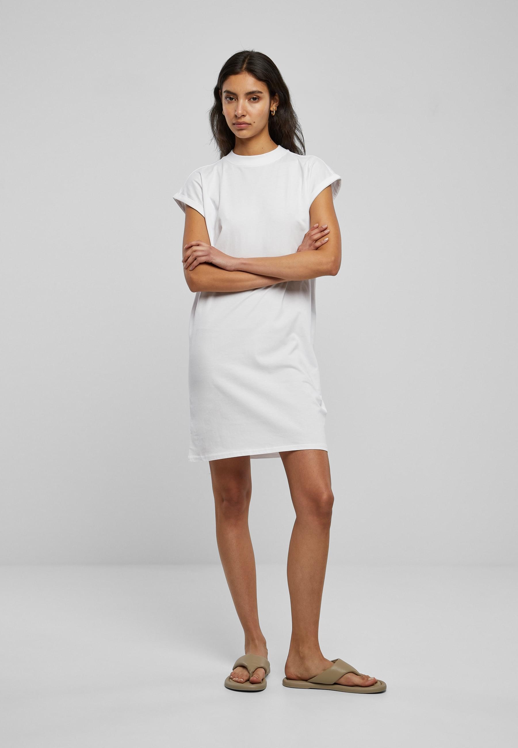 URBAN CLASSICS Shirtkleid »Urban Classics Damen Ladies Turtle Extended Shoulder Dress«, (1 tlg.)