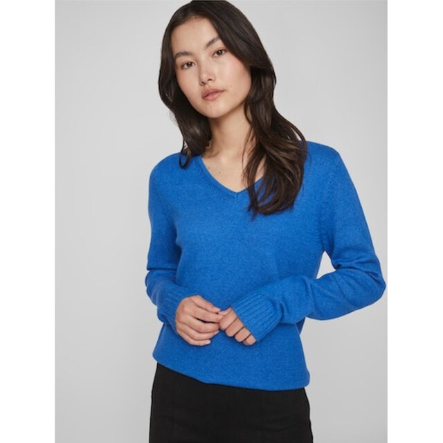 Vila V-Ausschnitt-Pullover »VIRIL V-NECK L/S KNIT TOP - NOOS« online kaufen  | BAUR