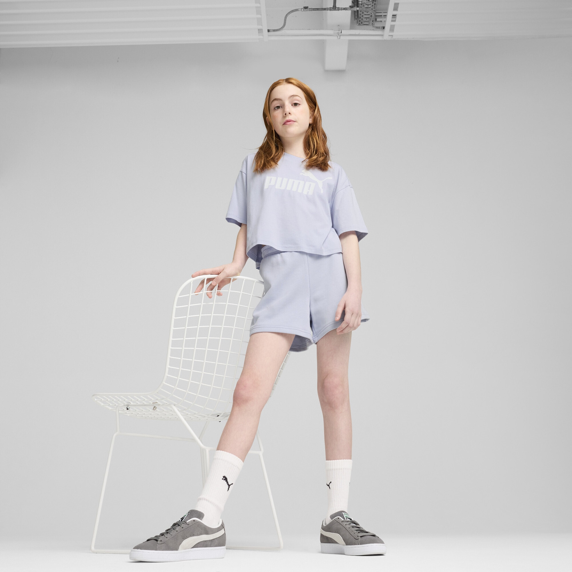 PUMA Sporthose »ESS Small No. 1 Logo Shorts Mädchen«