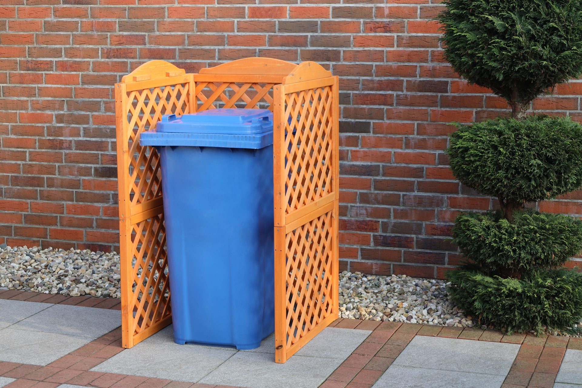 promadino Mülltonnenbox »Rex«, Abtrennung, für 1 x 240 l