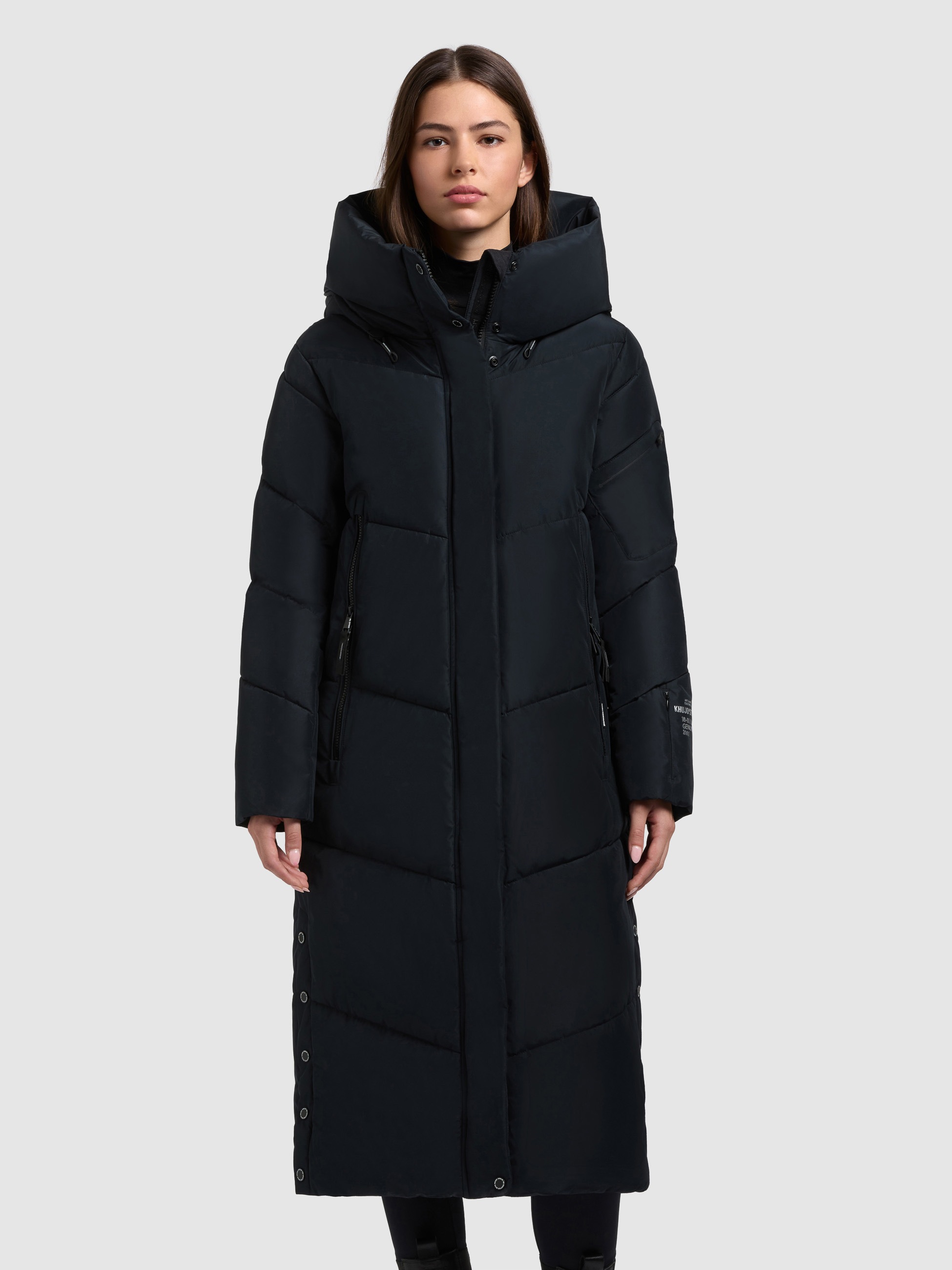 khujo Steppmantel "PULSET MATT" große Kapuze, Reißverschlusstaschen günstig online kaufen