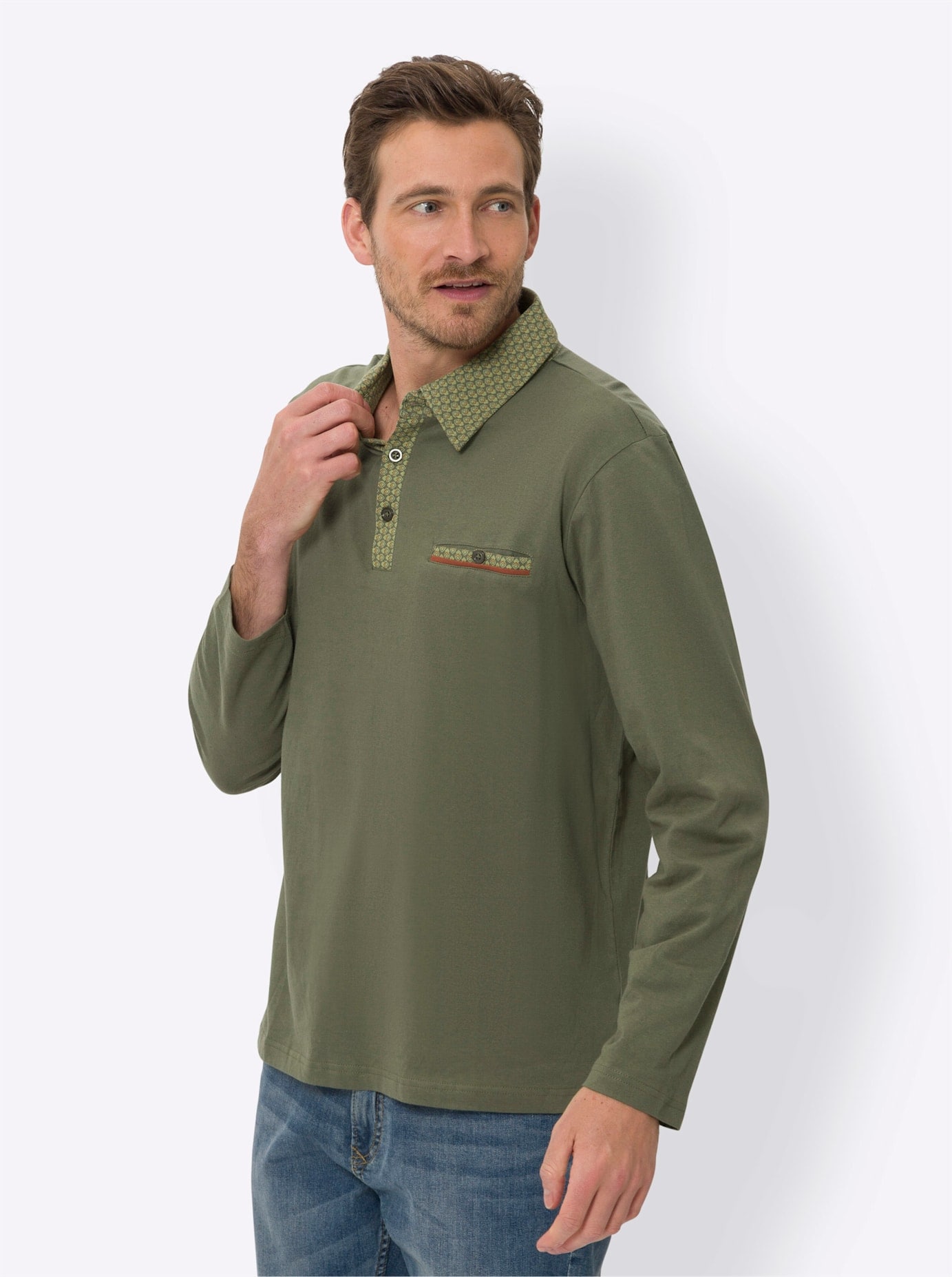 Classic Poloshirt "Langarm-Poloshirt" 1 Stk.