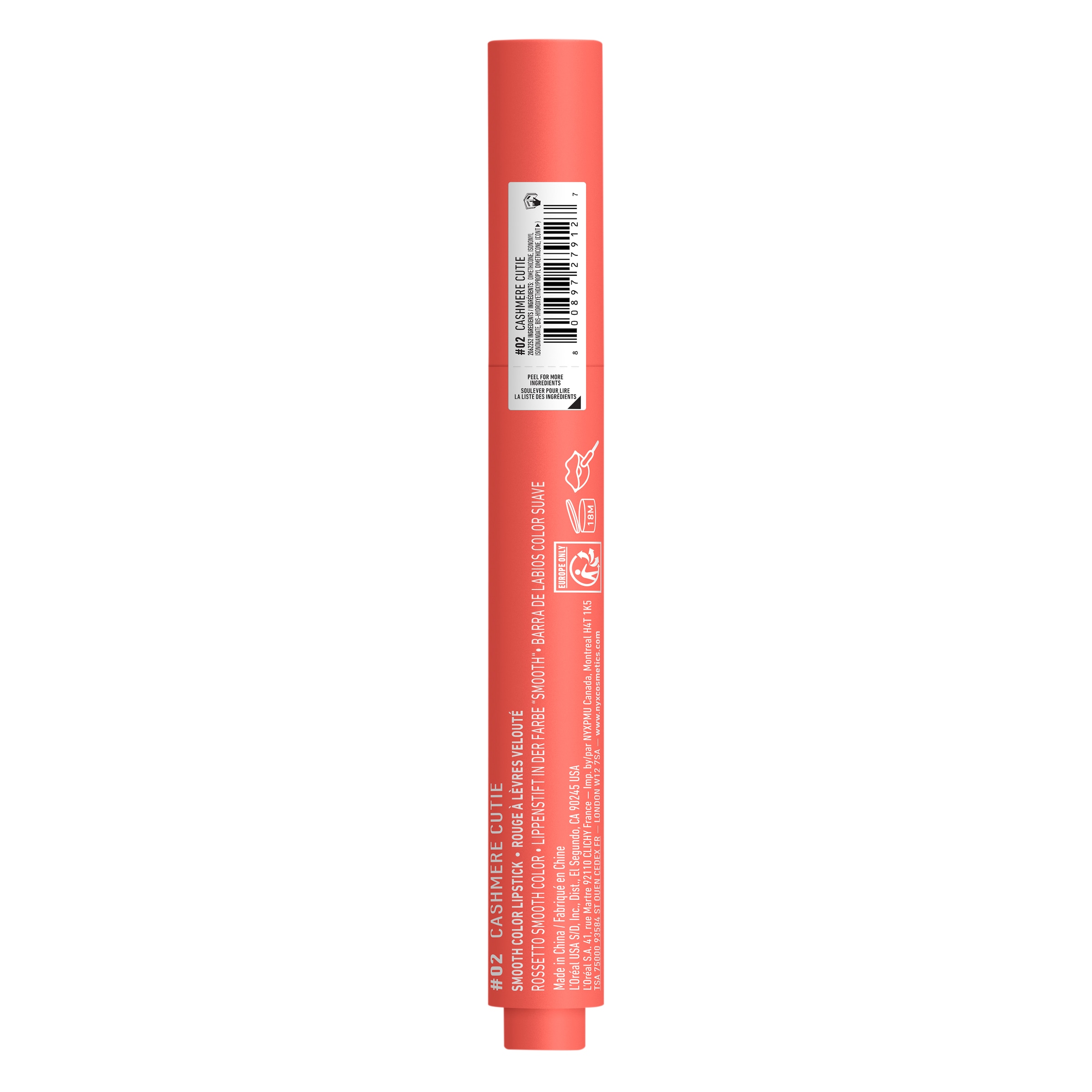 NYX PROFESSIONAL MAKEUP Lippenstift »FAT MATTE SMOOTH LIPSTICK«