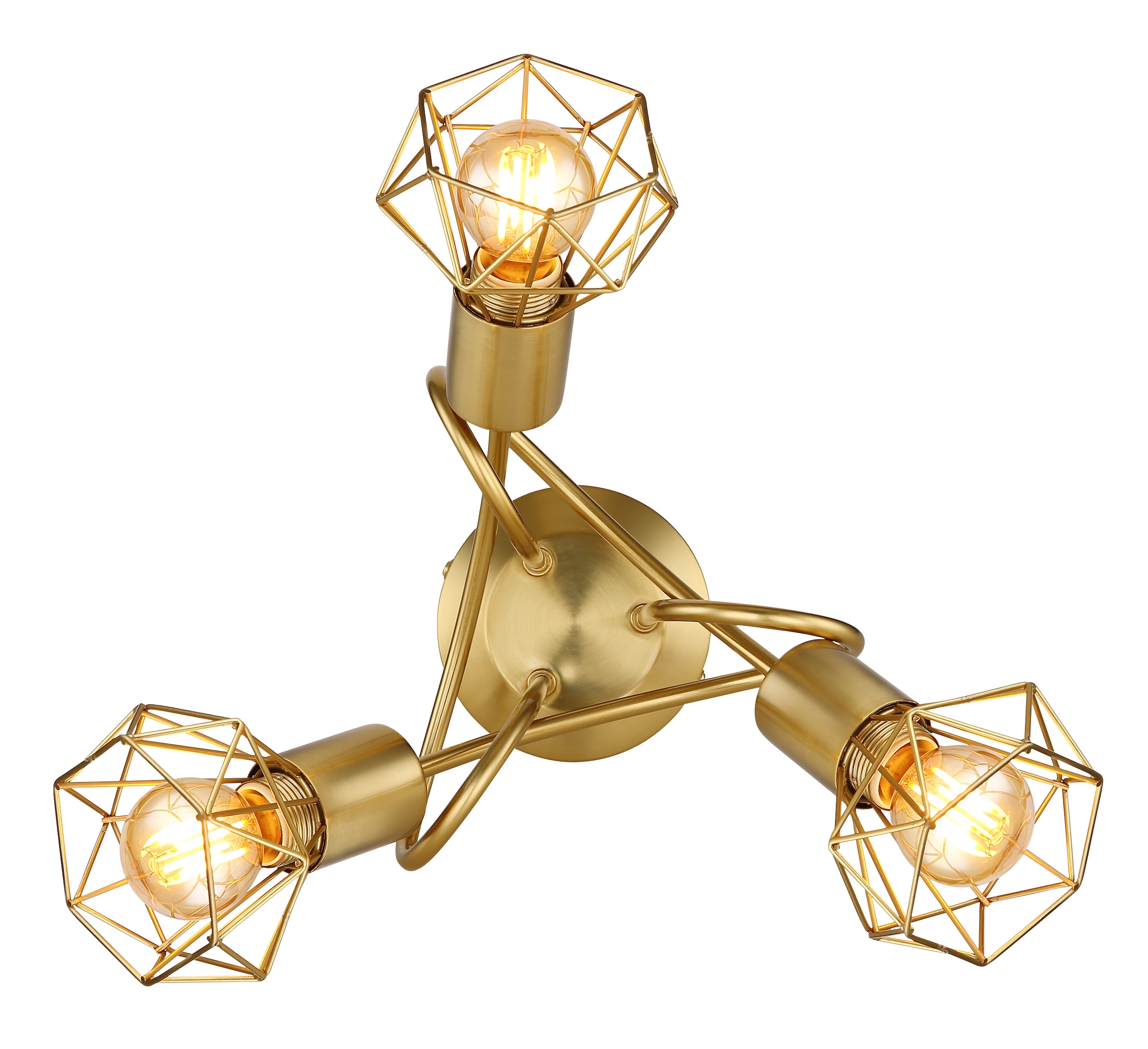 GLOBO LIGHTING Deckenleuchte »XARA I«, Leuchtmittel E14 | ohne Leuchtmittel, Deckenlampe/Wohnzimmer/Schlafzimmer/modern