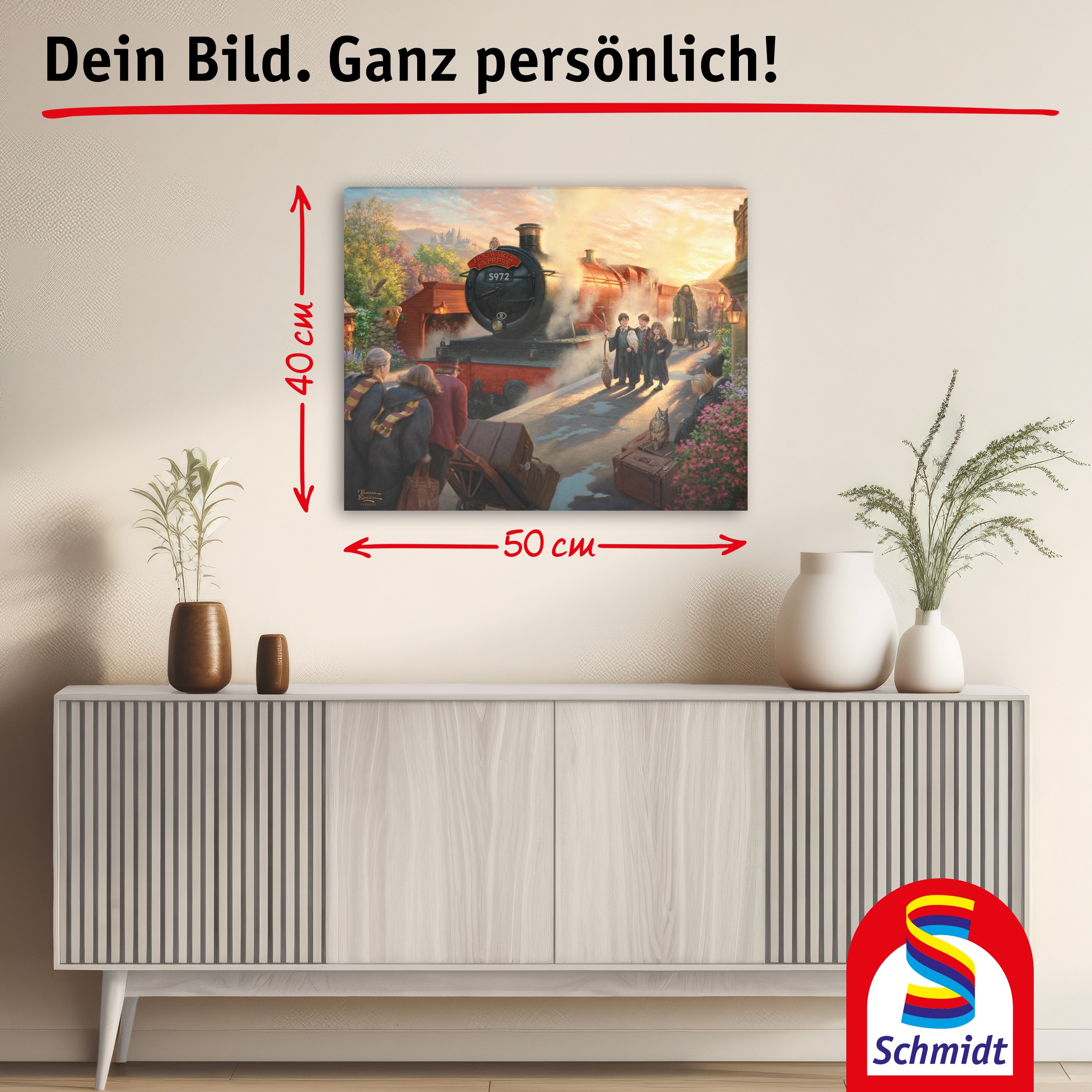 Schmidt Spiele Malvorlage »MyArtNoble, Thomas Kinkade,  Malset Harry Potter Hogwarts Express«
