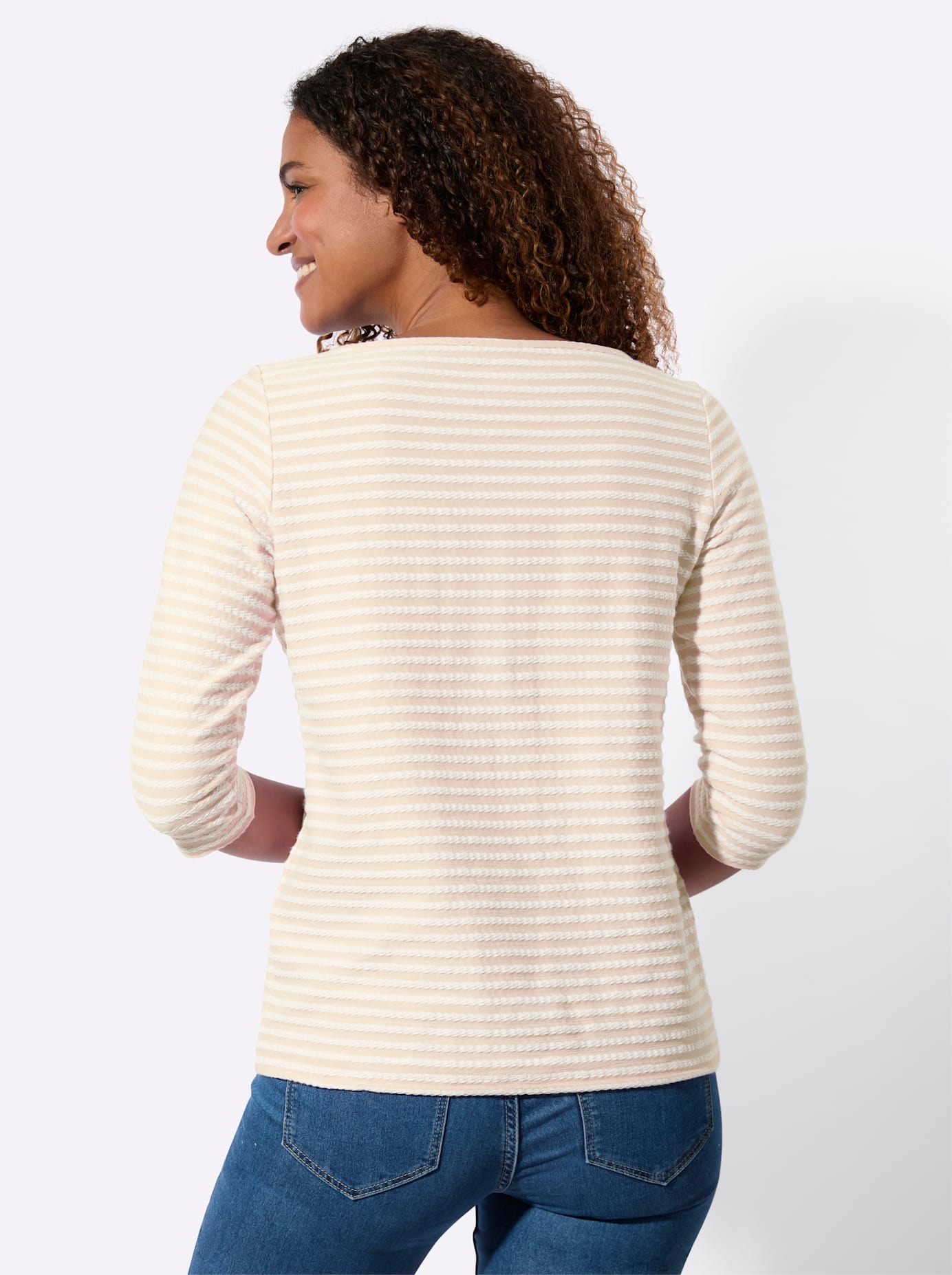 Casual Looks 3/4-Arm-Shirt "Ringelshirt", 1 tlg. günstig online kaufen