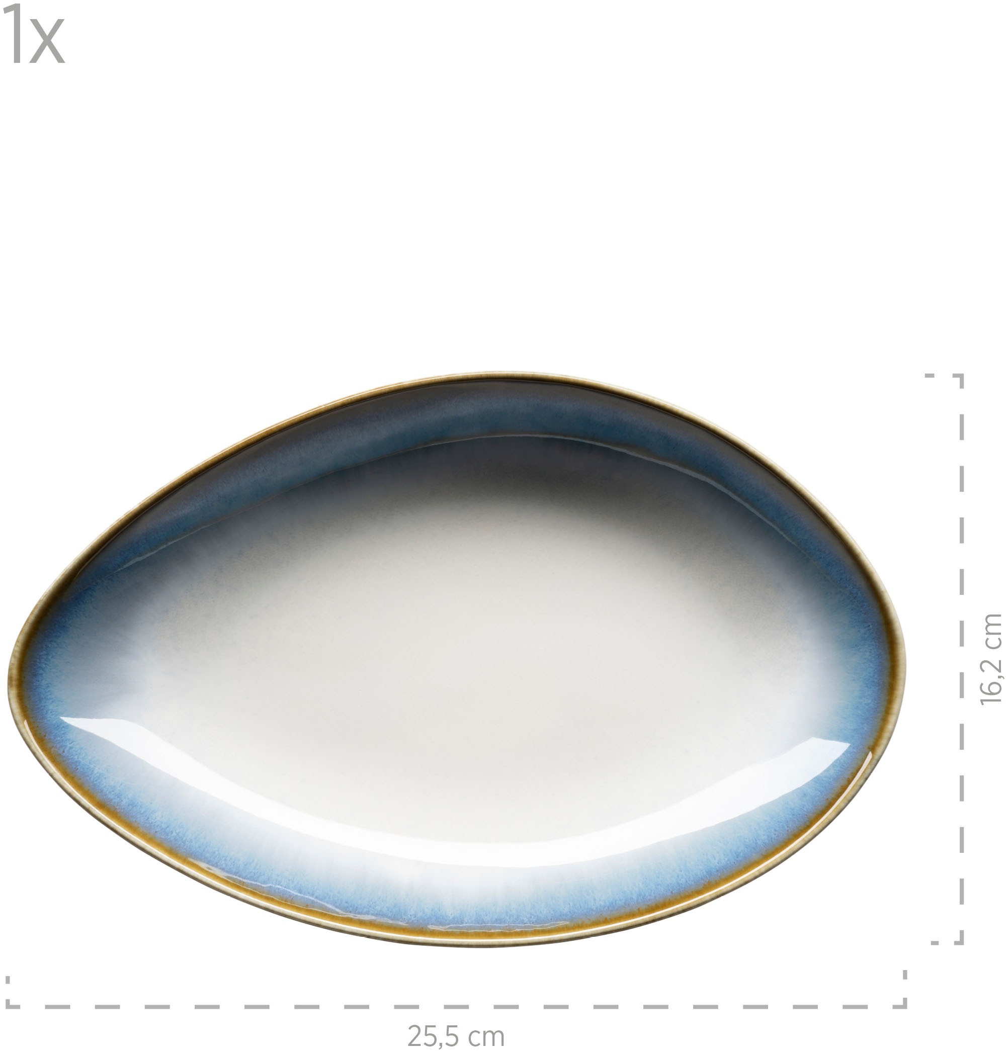 MÄSER Servierschale »LA SINFONIA, Servierschalen-Set, Steinzeug« 2 Stk. aus Steinzeug