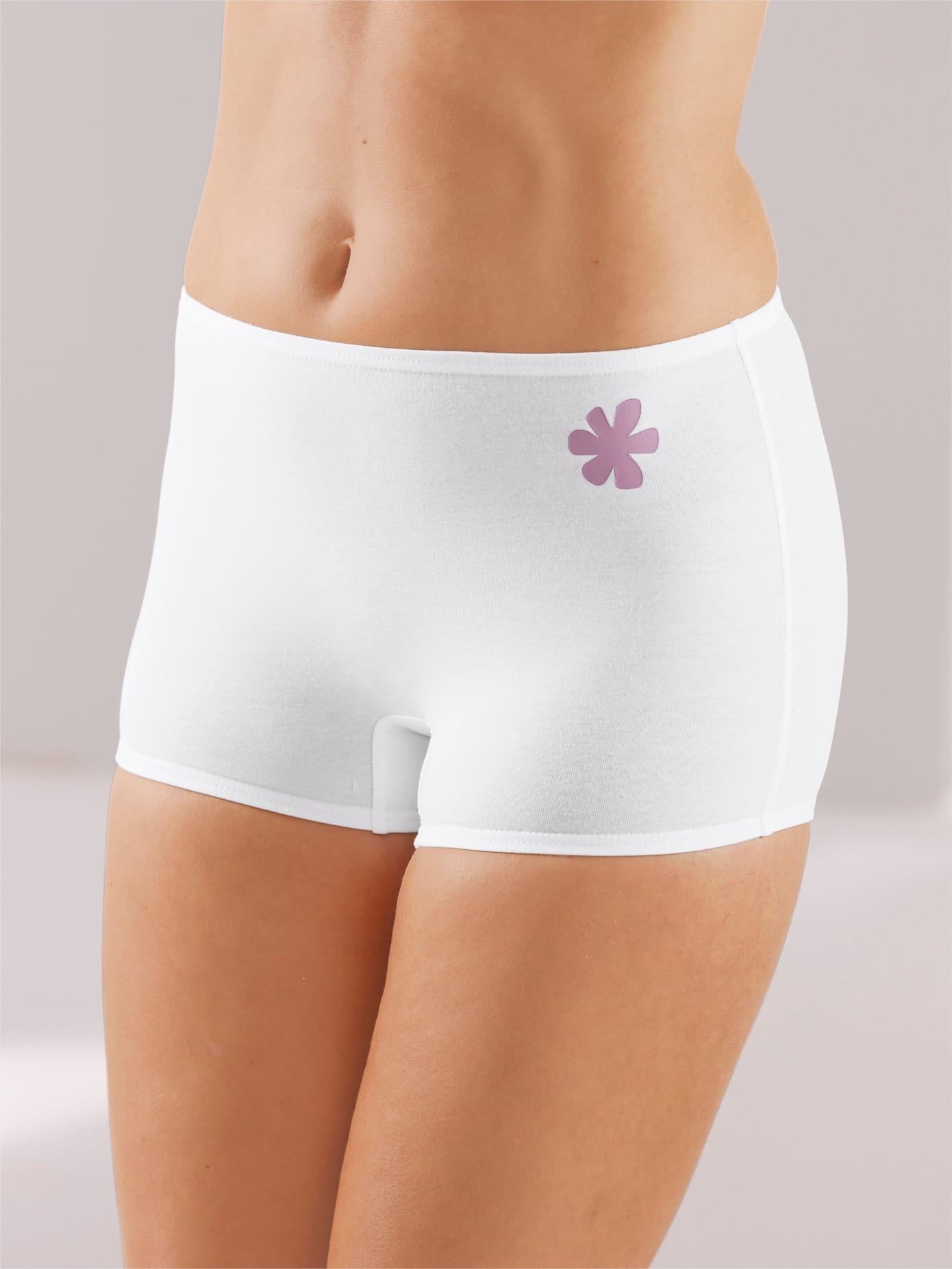 WÄSCHEPUR Damen Panty, Gr. 52, weiß, 95% Baumwolle, 5% Elasthan, Unterhosen