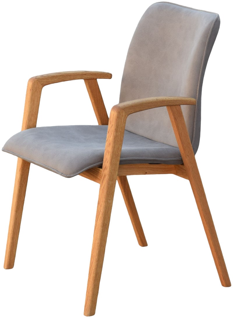 OTTO home Armlehnstuhl "Loreen Esszimmerstuhl, Polsterstuhl, Designstuhl" ( günstig online kaufen