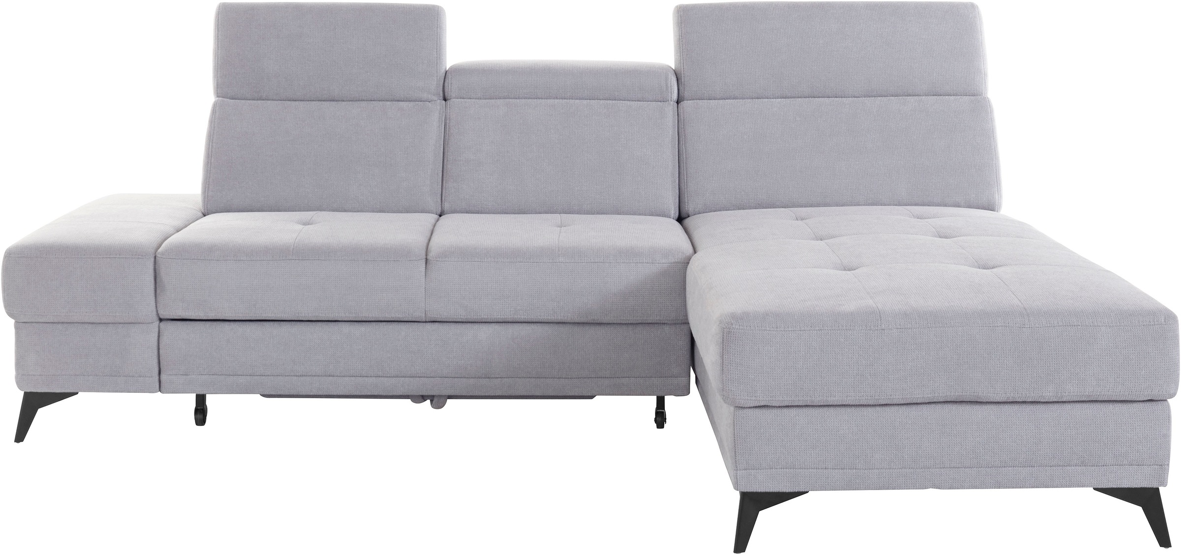 OTTO home Ecksofa "Cardiz L-Form" inkl.Kopfteilverstellung und Federkern wahlweise mit Schlaffunktion