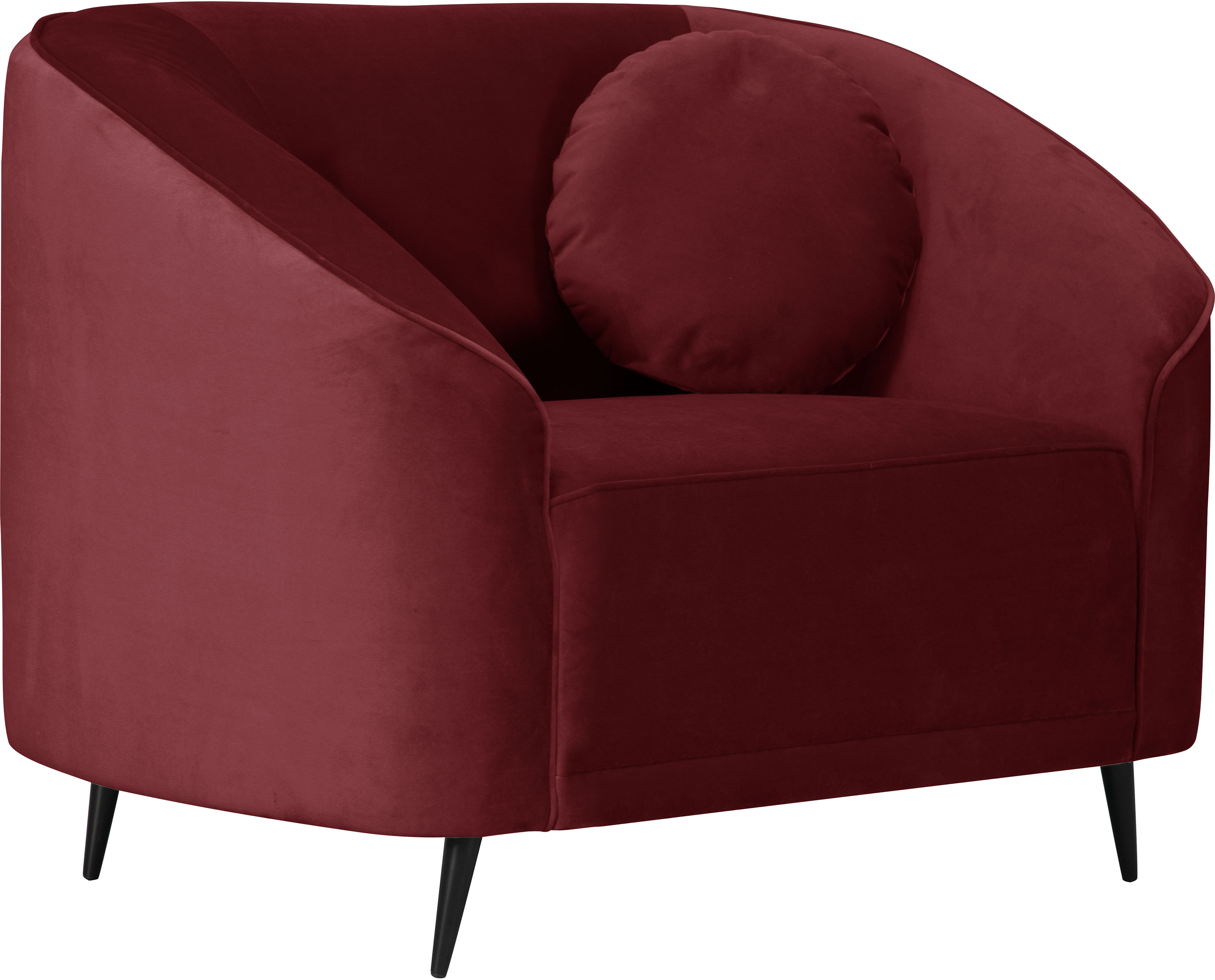 Thumbnail - Home affaire Sessel "Ashly" in 3 Bezugsvarianten, Bouclé, Samtoptik und Struktur weich.