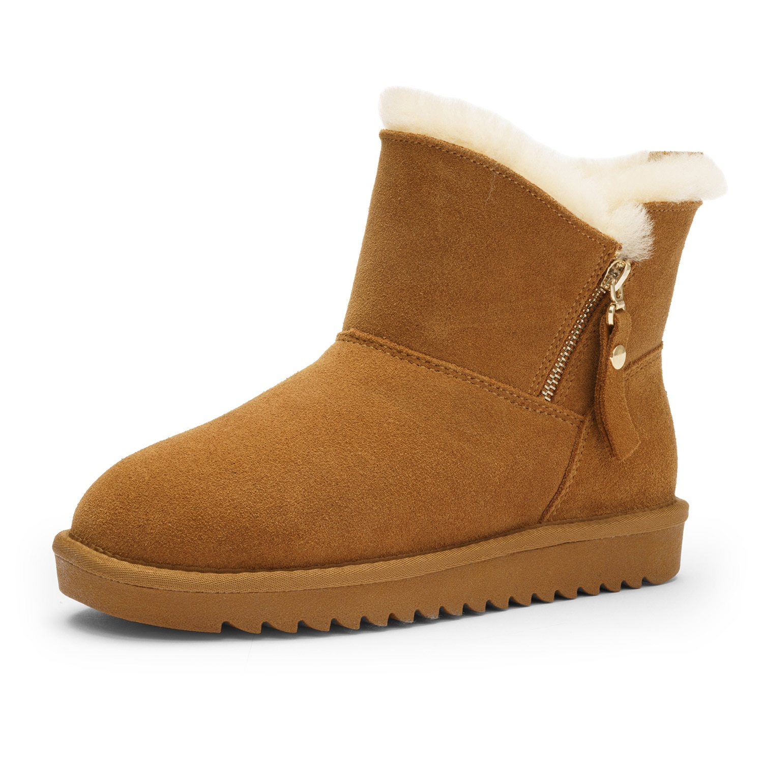 Ara Winterboots "ALASKA Short Zip" Stiefel aus echtem Lammfell, G-Weite (weit)