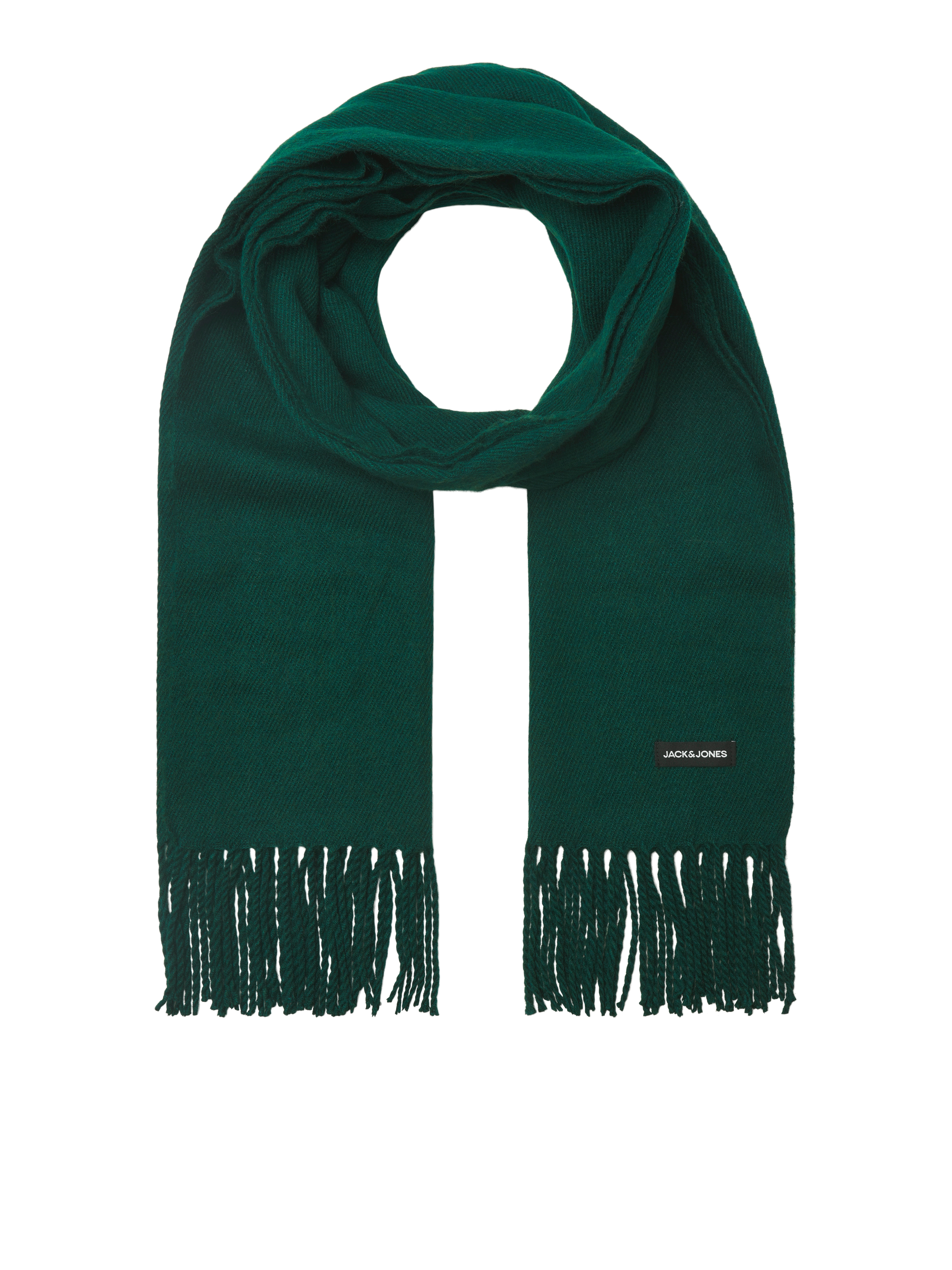 Jack & Jones "JACSOLID WOVEN SCARF NOOS" Kunstfaser, mit Fransen