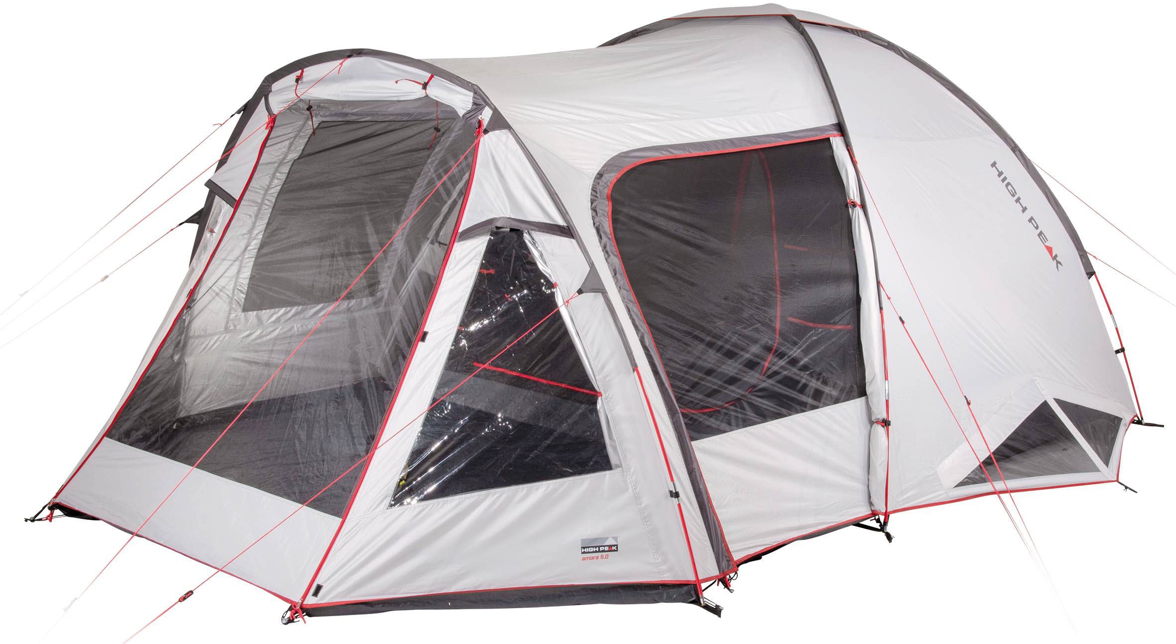 High Peak Kuppelzelt »Zelt Amora 5.0«, 5 Personen, (mit Transporttasche)