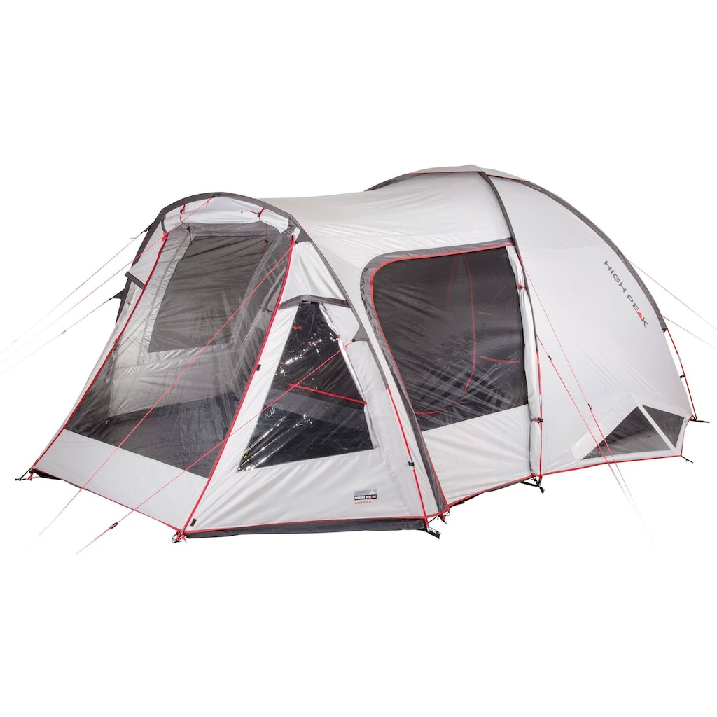 High Peak Kuppelzelt »Zelt Amora 5.0«, 5 Personen, (mit Transporttasche)