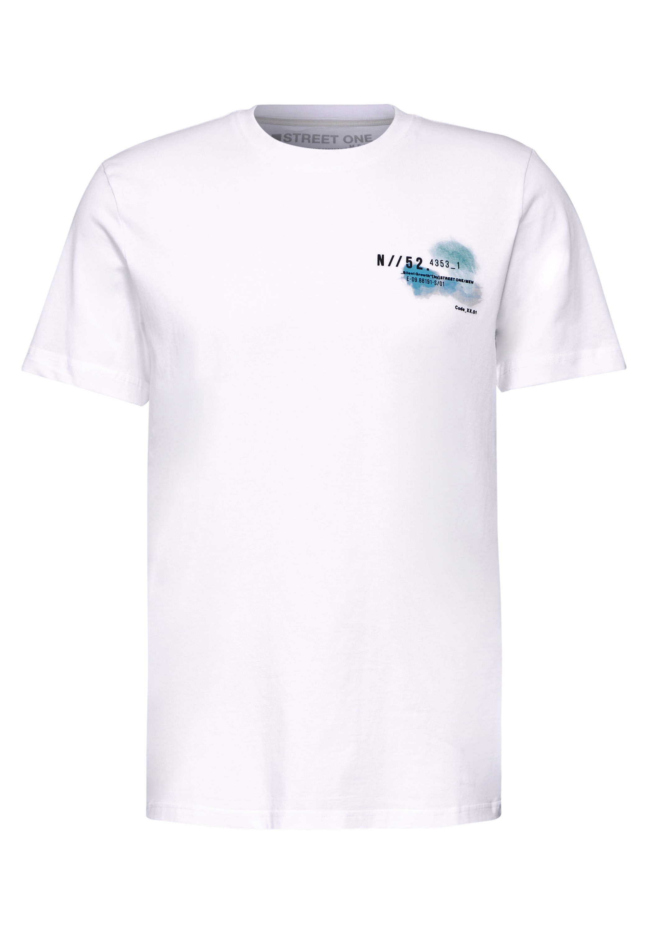 STREET ONE MEN T-Shirt, aus reiner Baumwolle