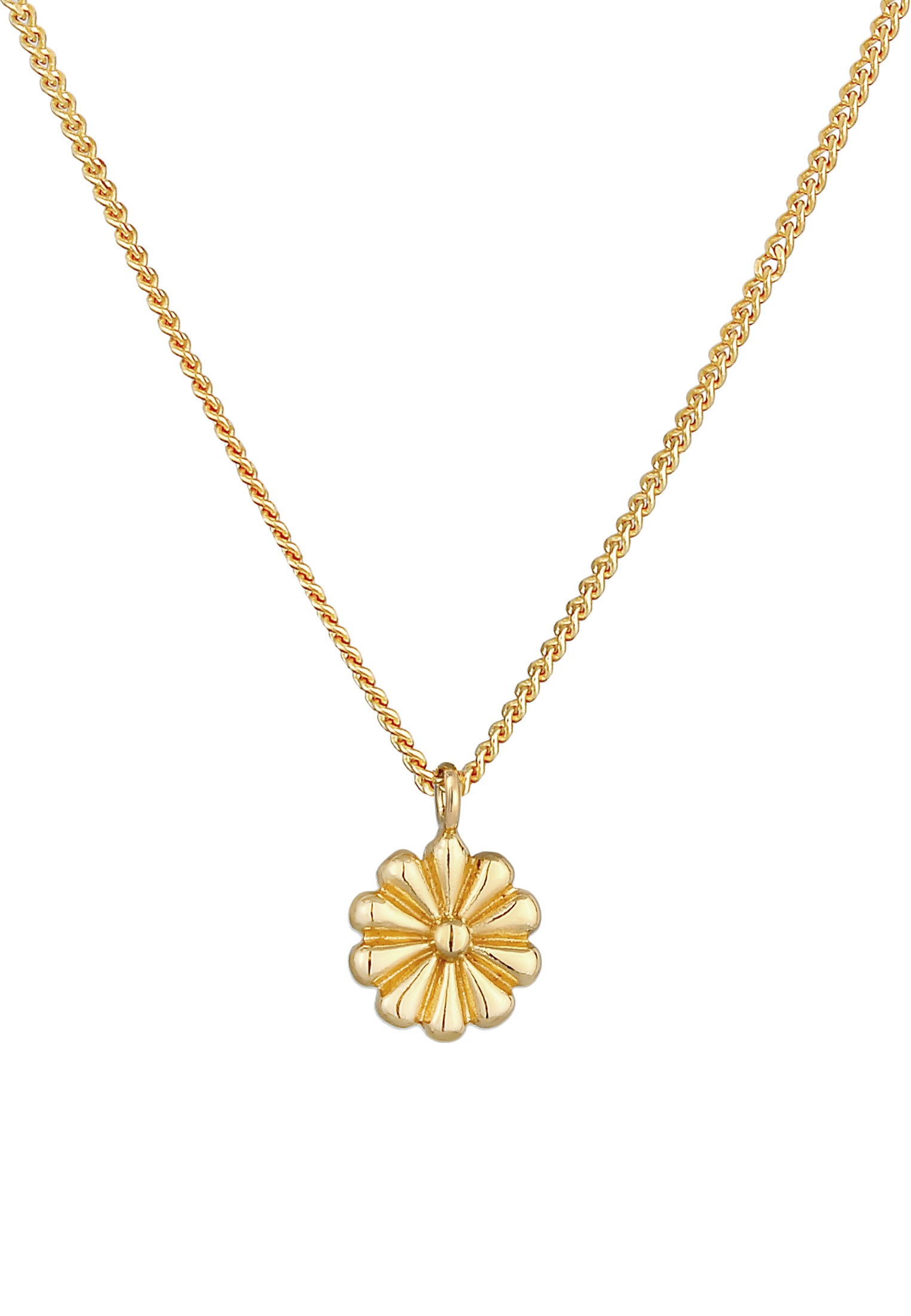 Elli Kette mit Anhänger »Blume Flower Floral 925 Silber«