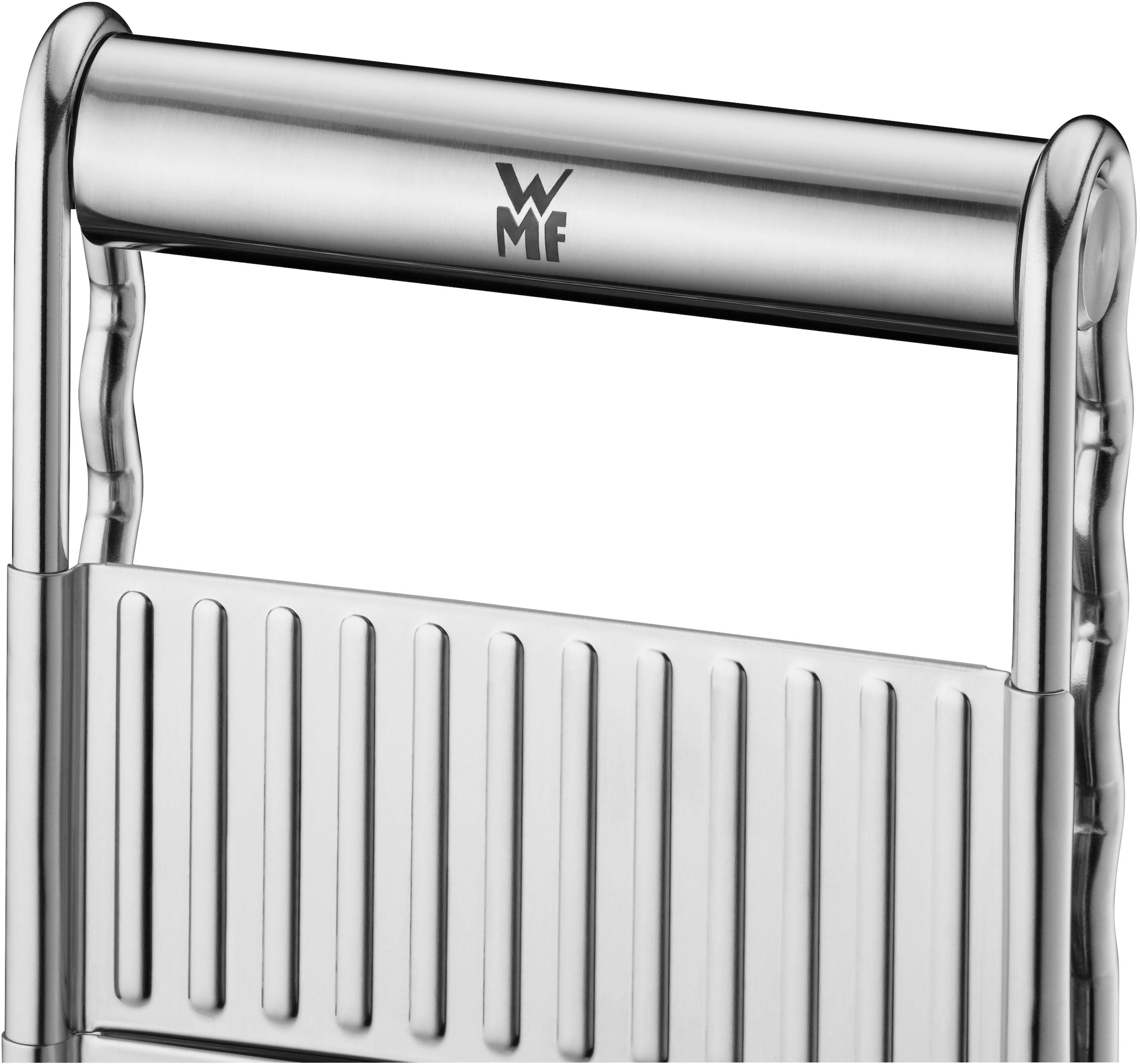 WMF Multireibe »Gourmet«, (Set, 5 St.), 4 Einsätze, Hobeln, Raspeln, Reiben, Schneiden, Cromargan Edelstahl
