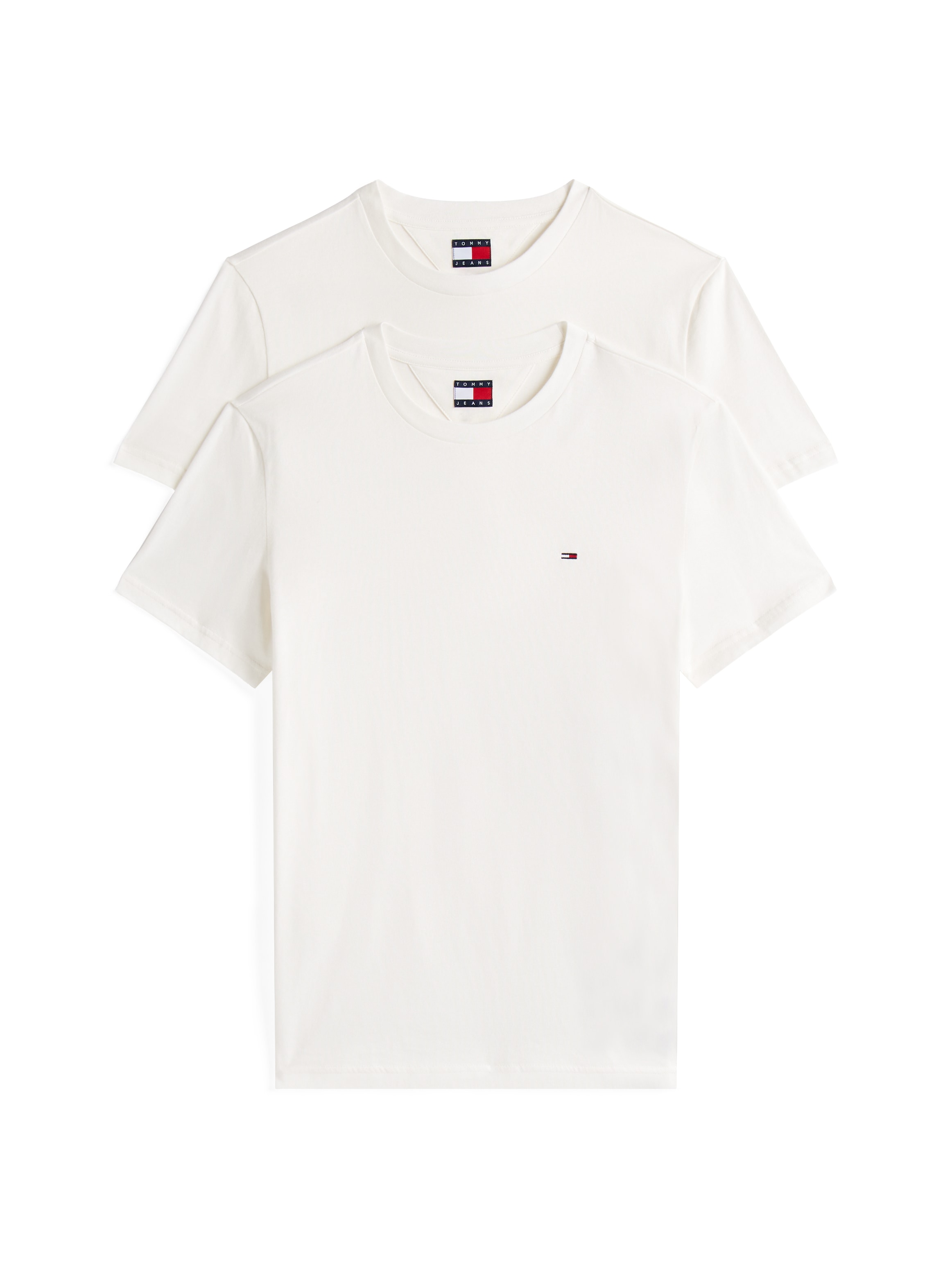 Tommy Jeans Rundhalsshirt "TJM XSLIM 2PACK JERSEY TEE EXT", 2er-Packer Pack günstig online kaufen