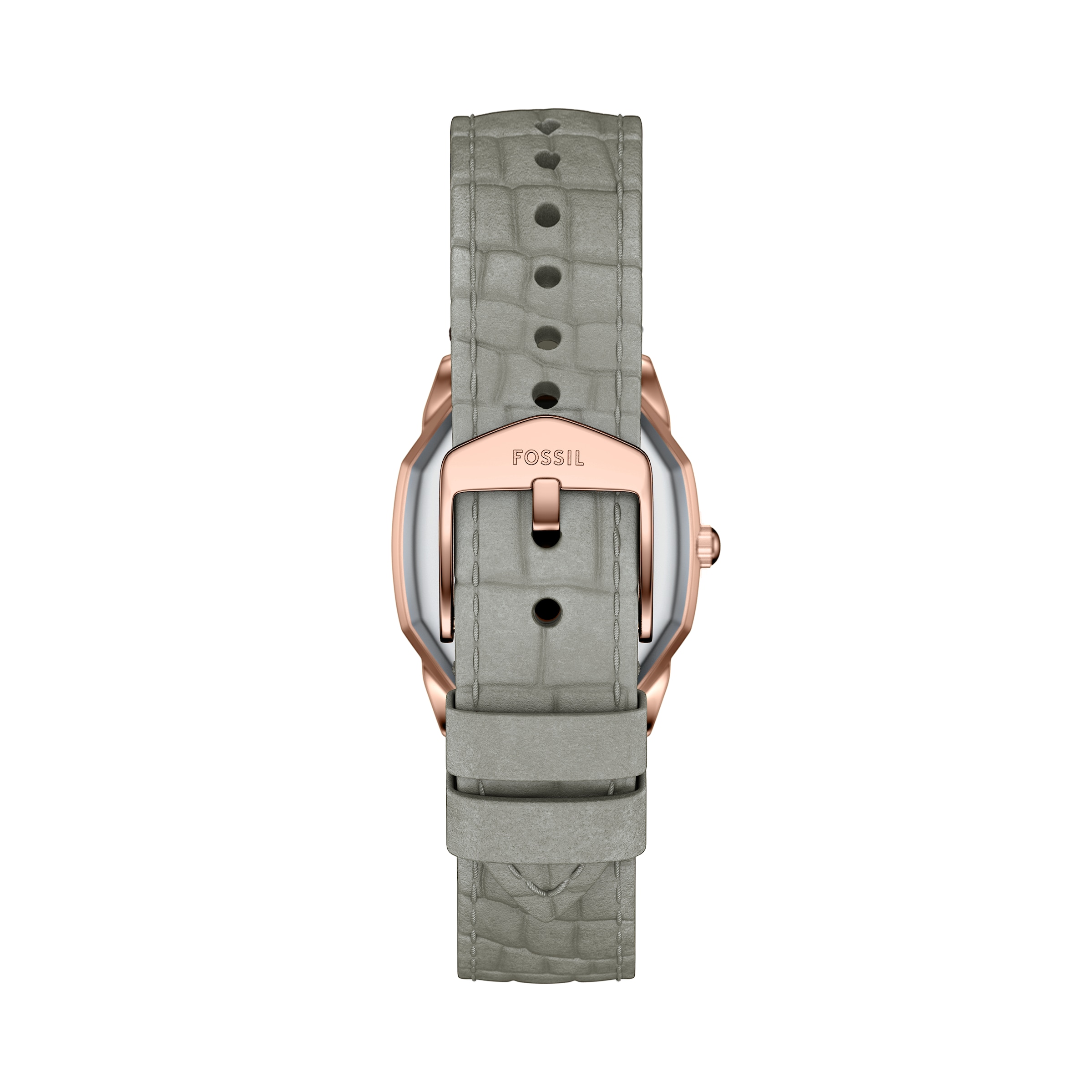 Fossil Quarzuhr »HARLOW«, Armbanduhr, Damenuhr, Lederarmband, analog