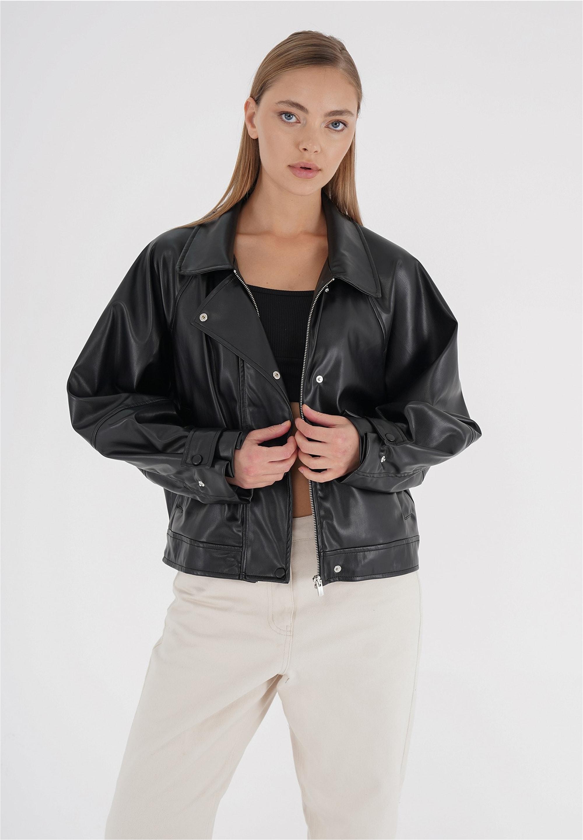 freshlions Outdoorjacke "Mina" 1 Stk. tlg. mit Riegeln an den Ärmeln