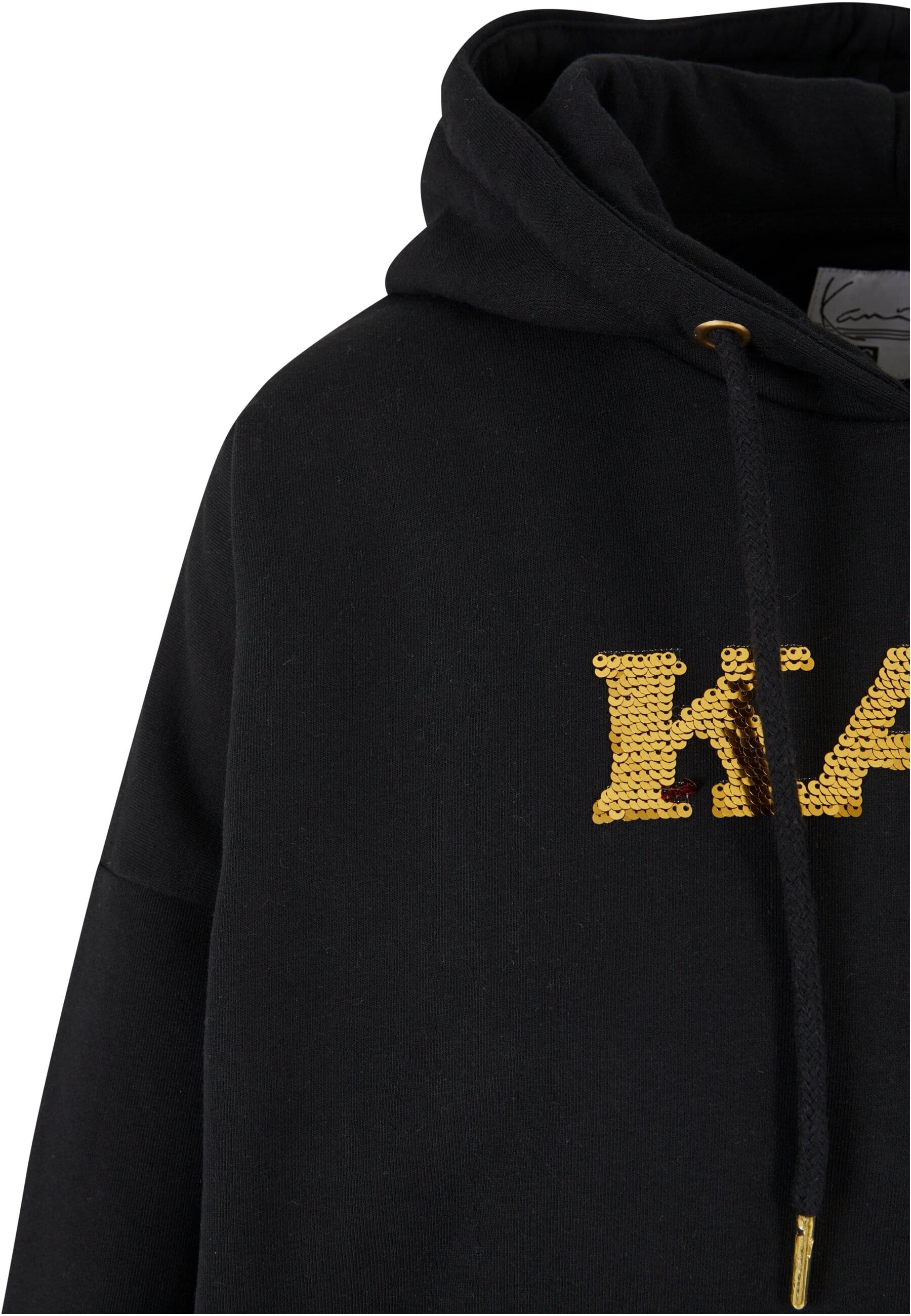 Karl Kani Kapuzenpullover »Karl Kani Damen KW213-059-1 Retro Sequins OS Hoodie black«, (1 tlg.)
