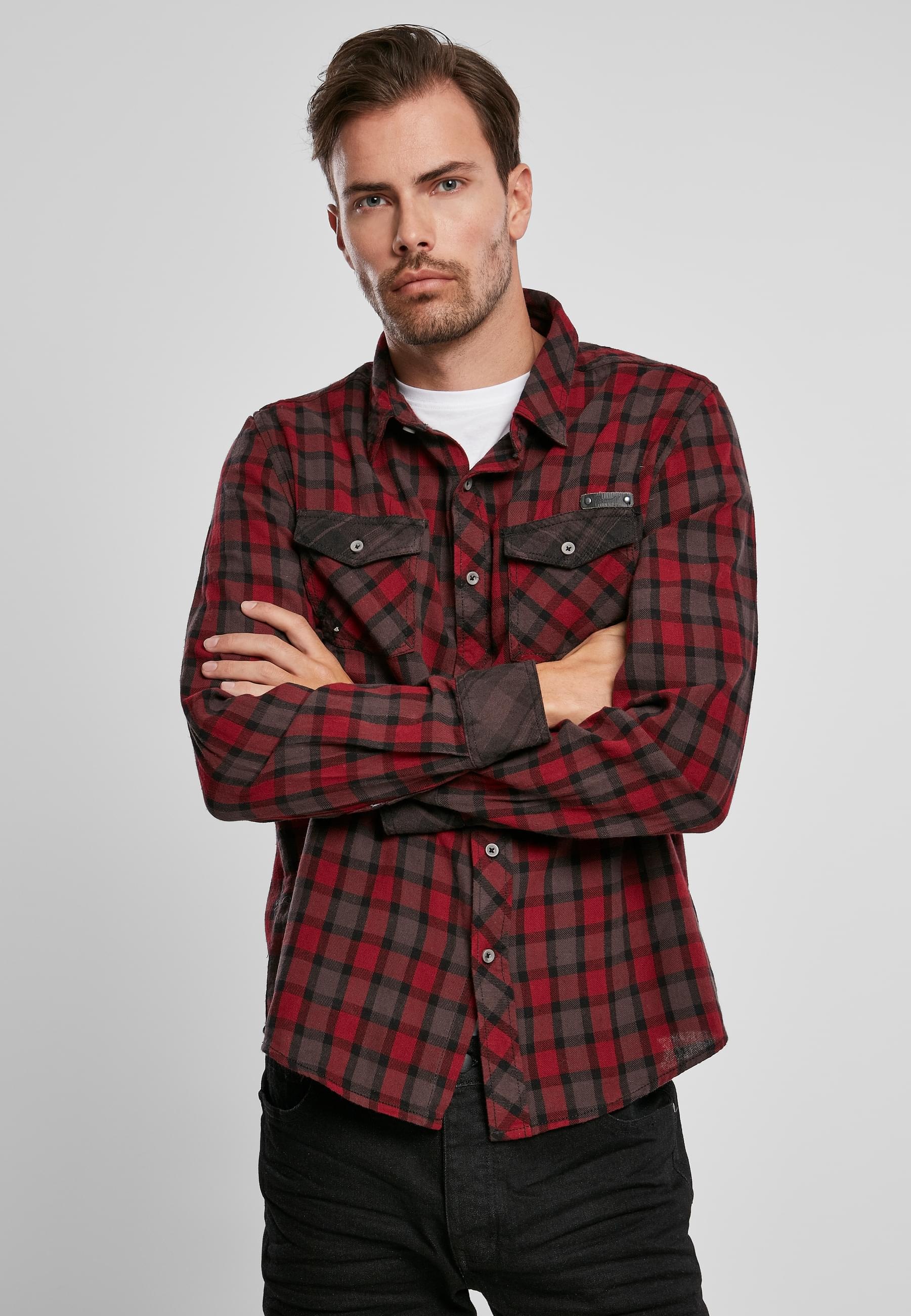 Brandit Langarmhemd »Brandit Herren Duncan Checked Shirt«, (1 tlg.)