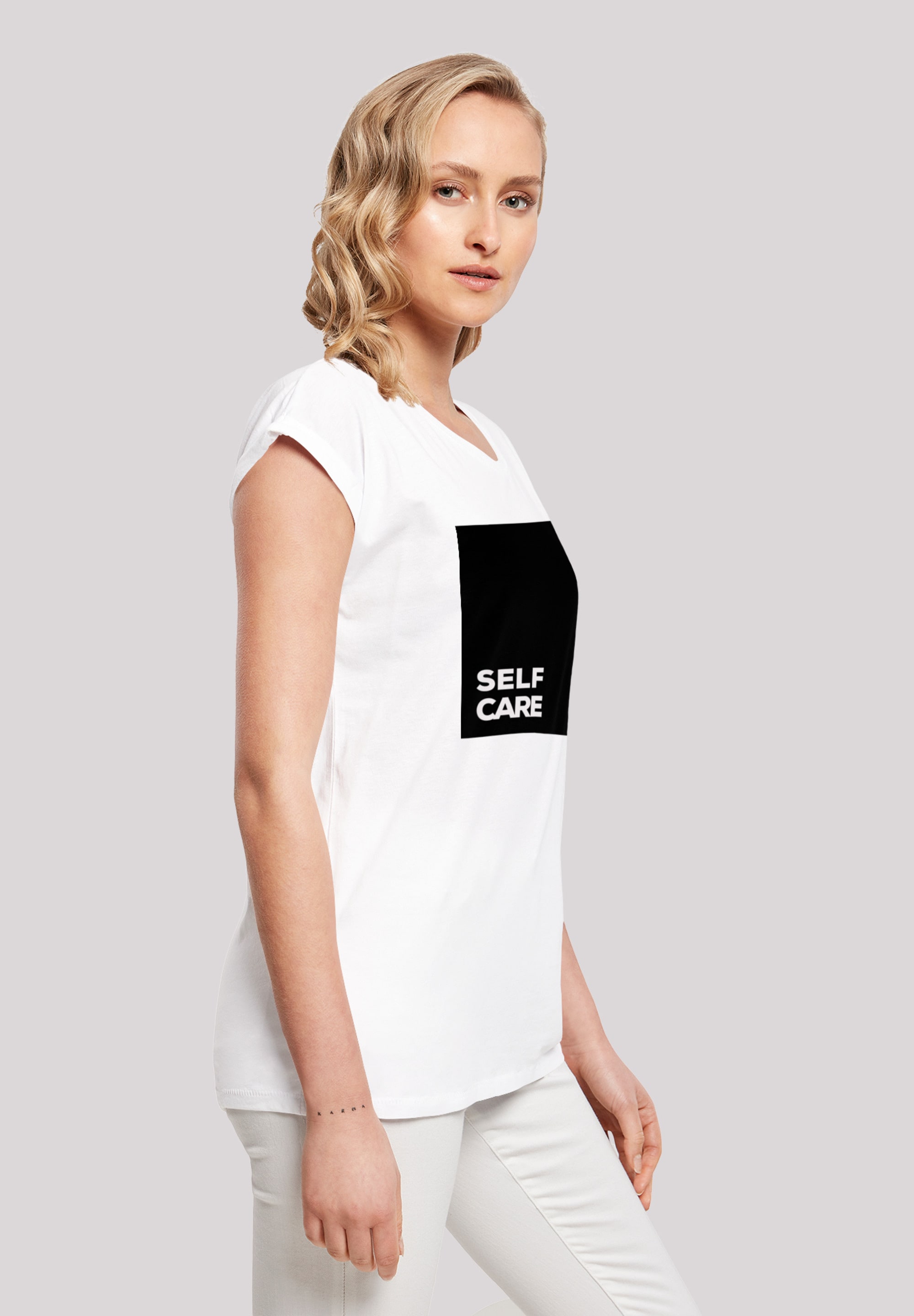 F4NT4STIC T-Shirt »SELF CARE SHORT SLEEVE TEE«, Print