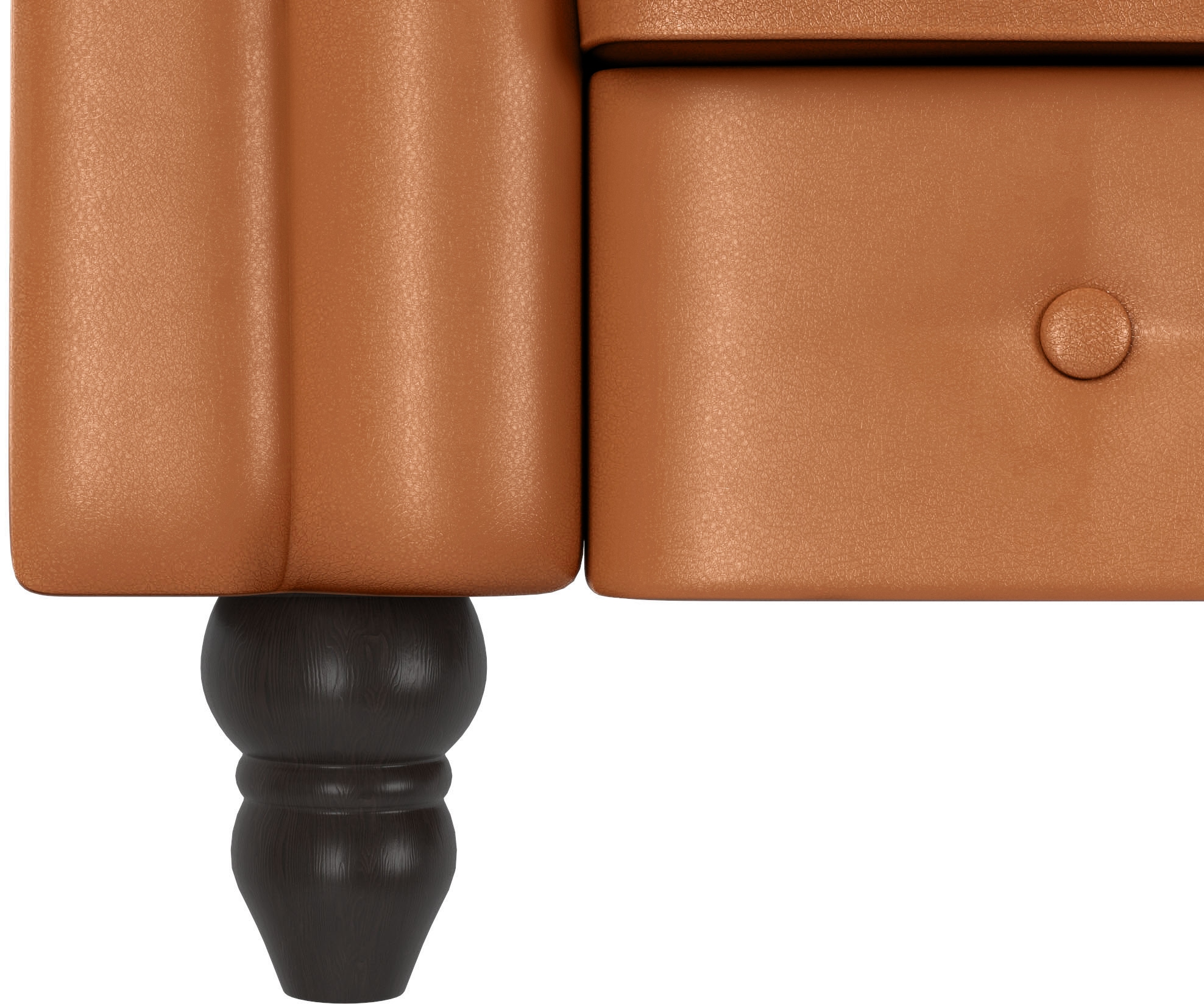 Dorel Home Ecksofa »Felix, L-Form, 241 cm (Liegefl.108x195 cm), Recamiere tauschbar,«, verstellb. Rückenlehne, Bett-Funktion, Velours, Kunstleder, Vintage