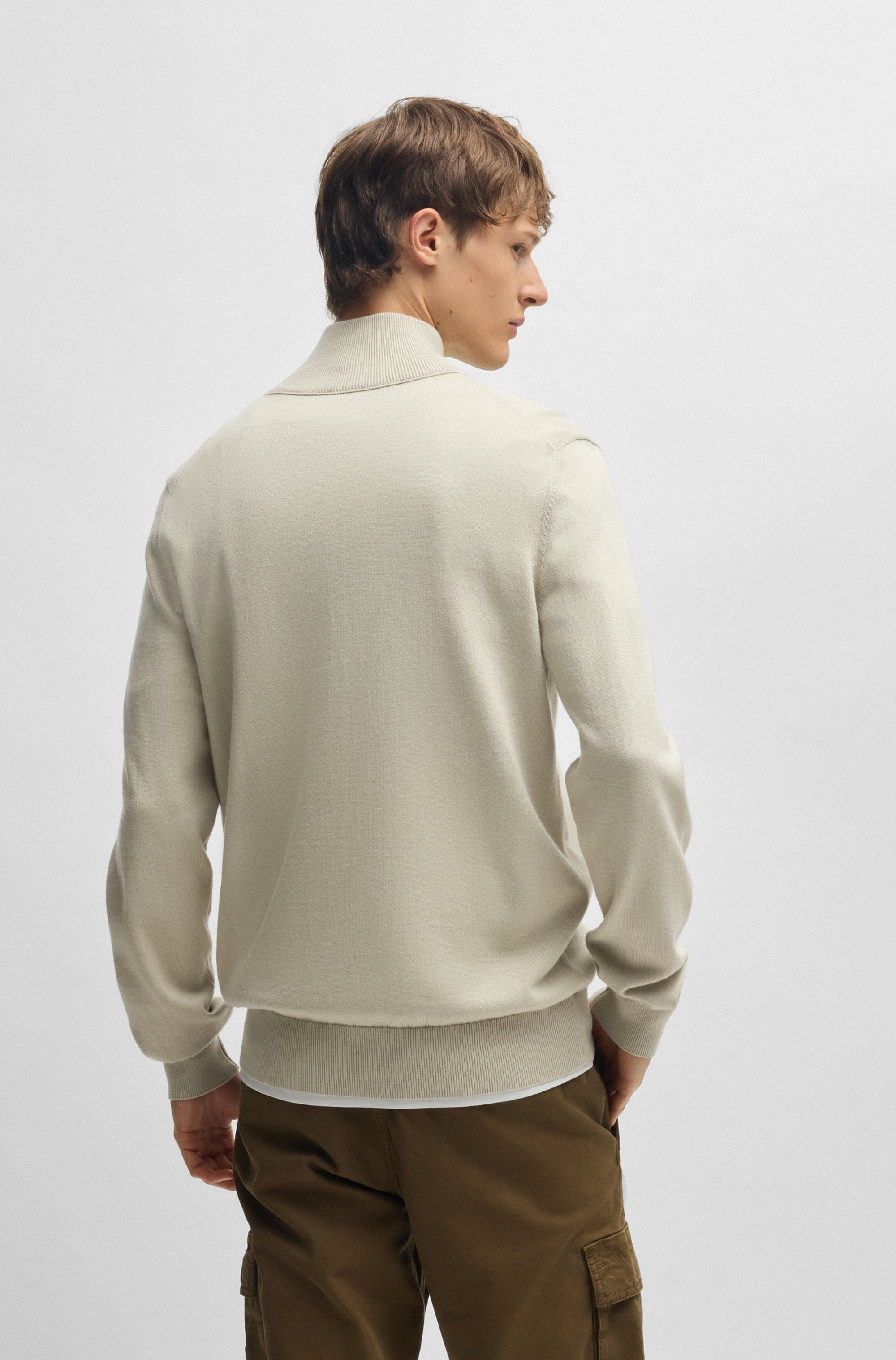 BOSS ORANGE Rollkragenpullover Kanobix mit Ton-in-Ton günstig online kaufen