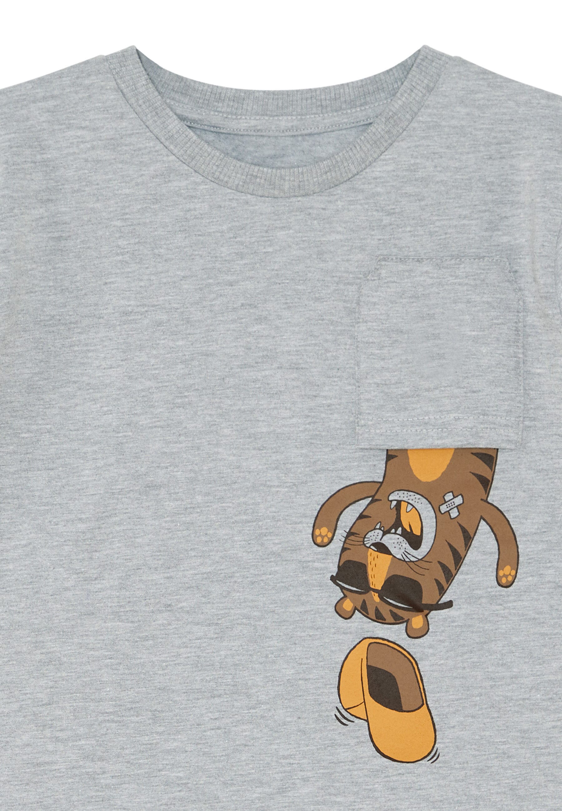 Denokids Hausanzug »Pocket Tiger«, (2 tlg.), mit Tier-Motiv