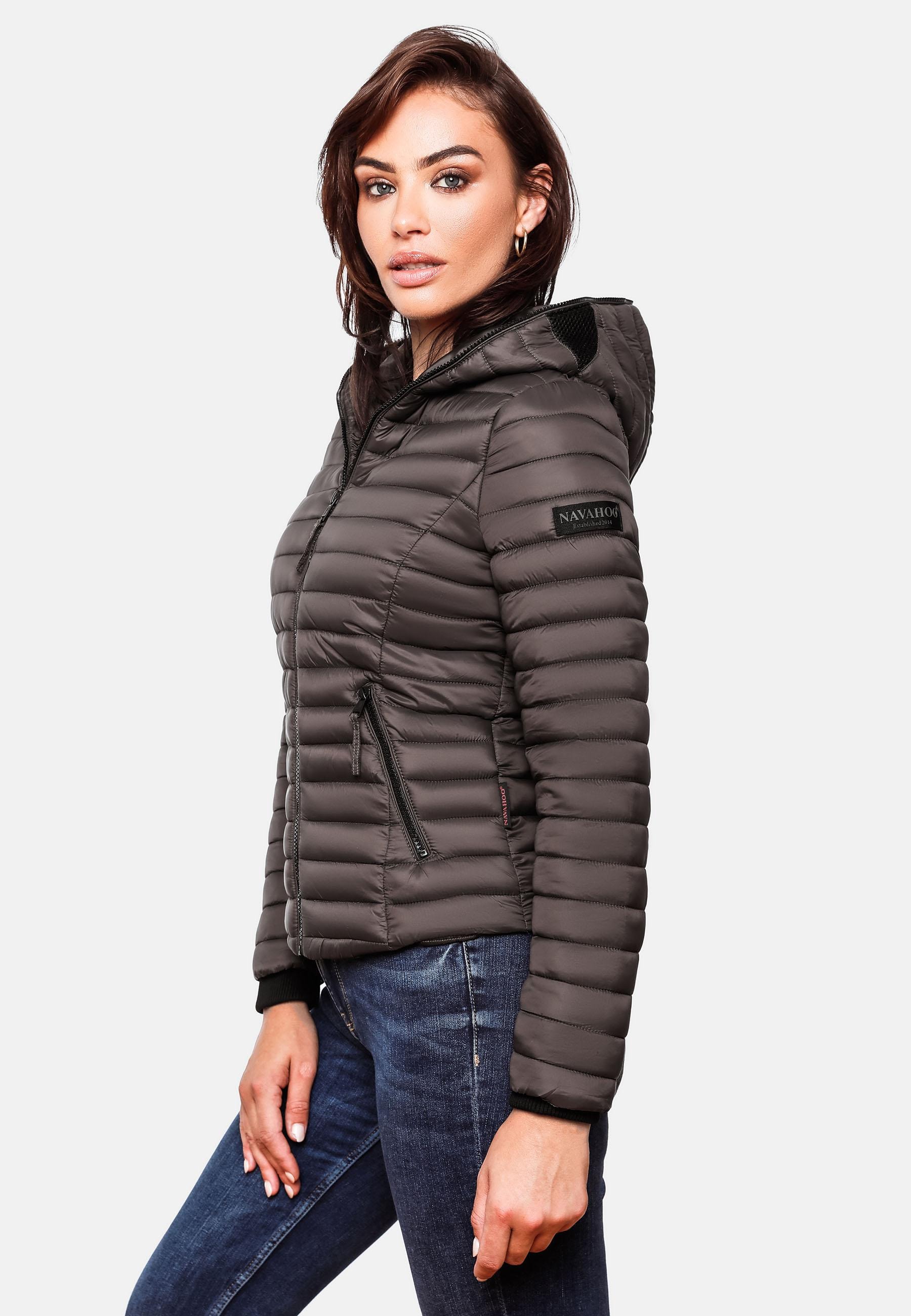 Navahoo Steppjacke »Kimuk«, mit Kapuze, leichte Übergangsjacke mit Kapuze