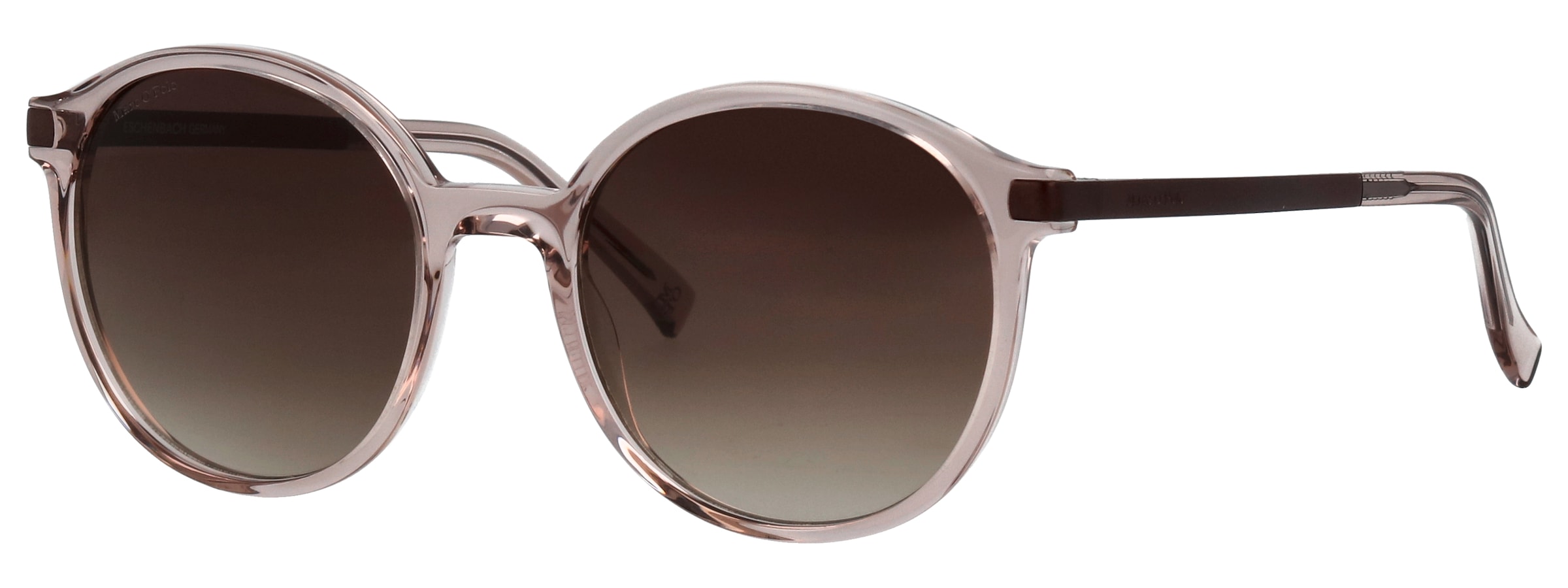 Sonnenbrille MARC O'POLO "aus Bio-Azetat und Metall", Damen, rot (rottöne), unifarben, Sonnenbrillen Sonnenbrille