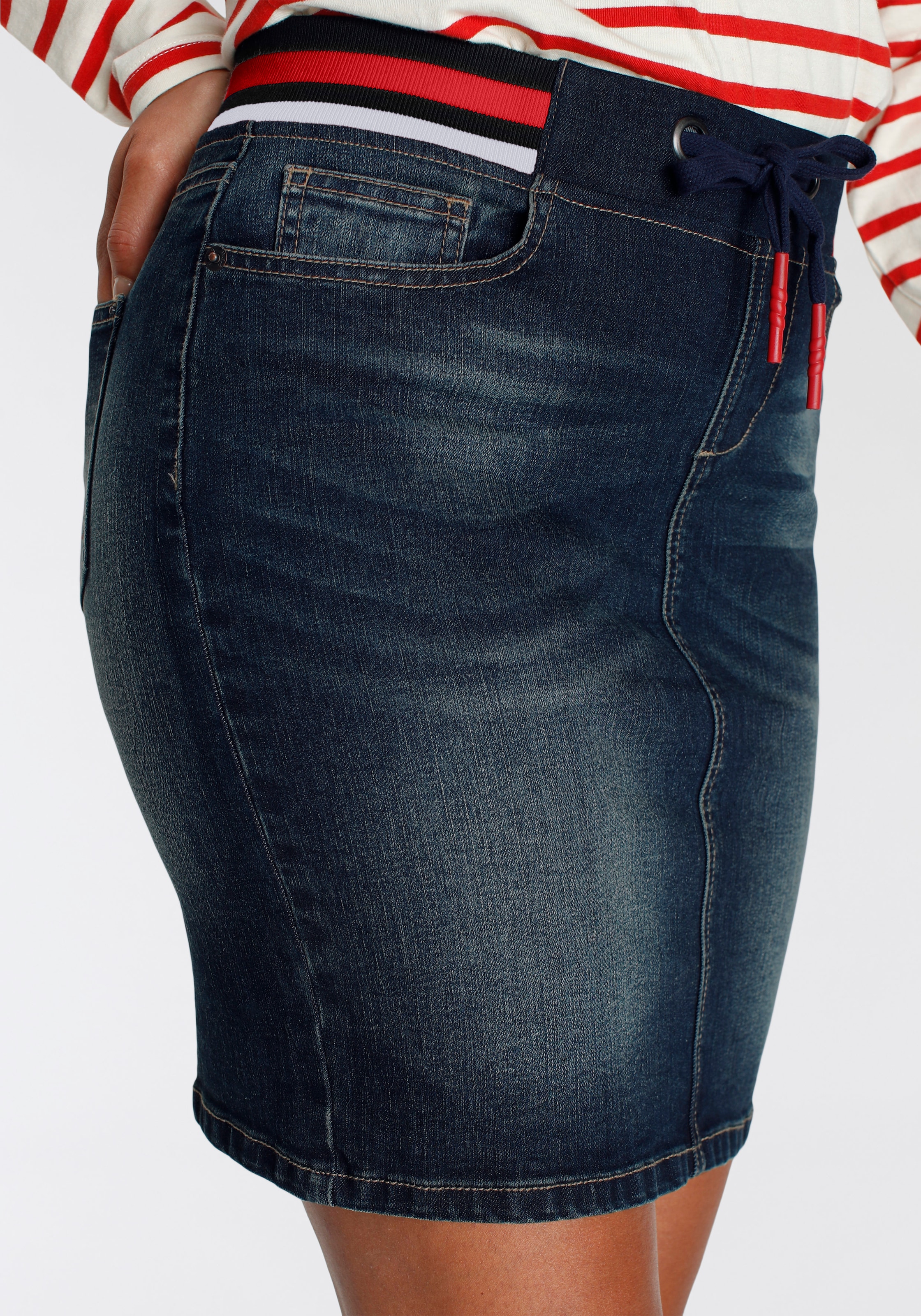 H.I.S Jeansrock »cleoHS«, elastischer Bund