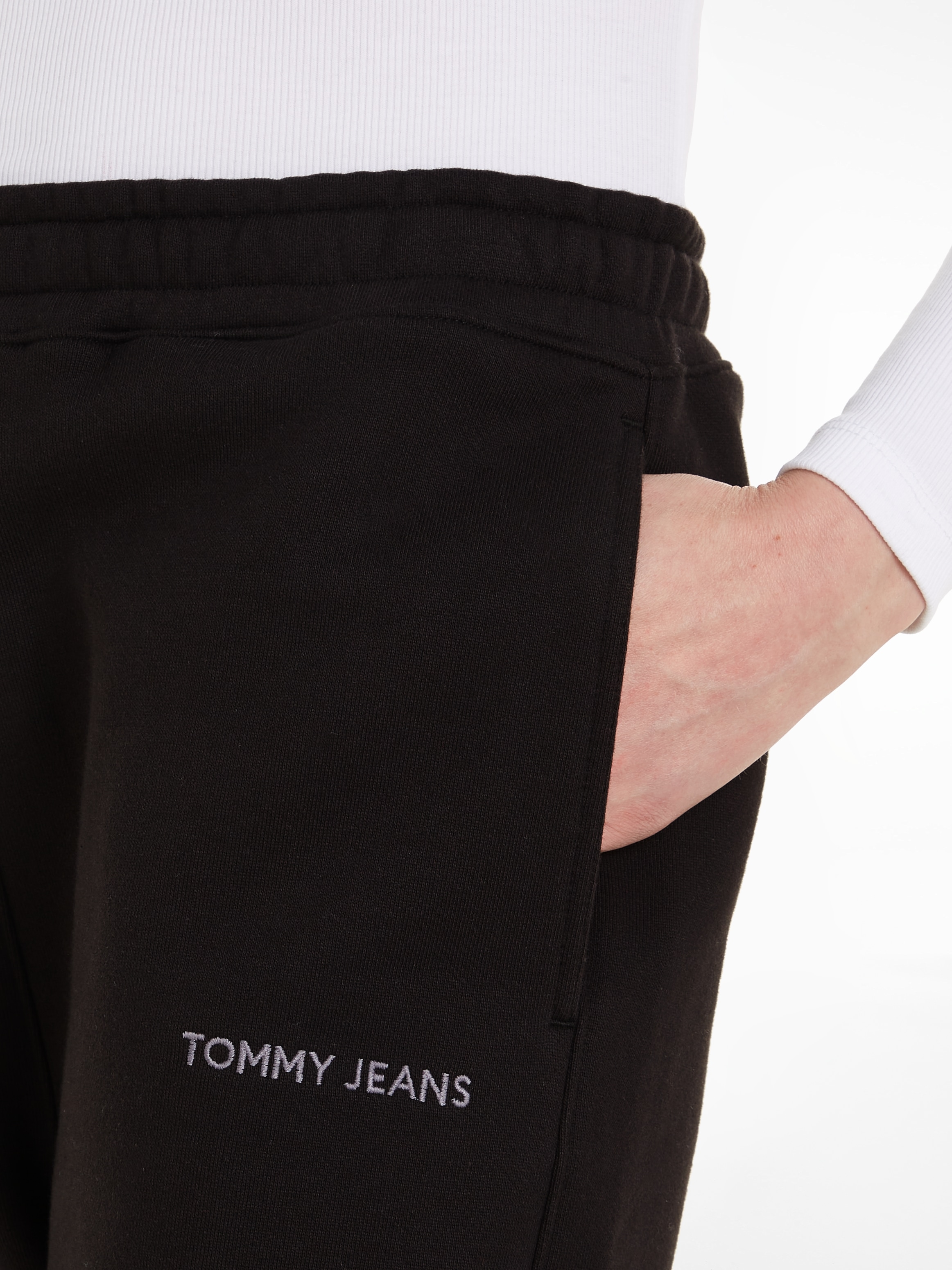 Tommy Jeans Sweathose, Markenlabel kaufen mit Frontprint BAUR | online
