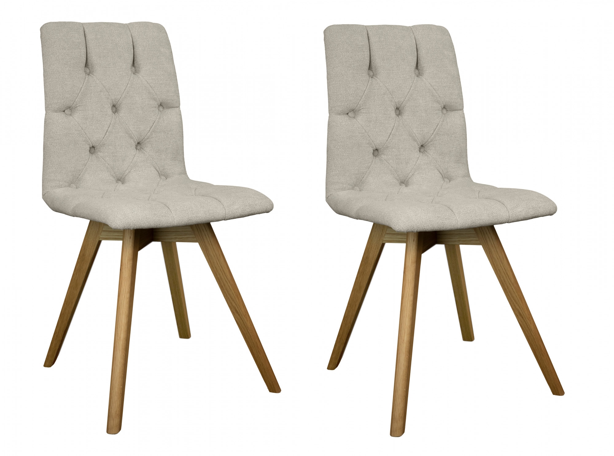 andas Esszimmerstuhl "Rania" (Set) 2 Stk. Microfaser Massivholzgestell, mit günstig online kaufen