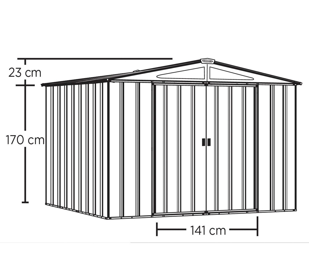 SPACEMAKER Gerätehaus, Metall