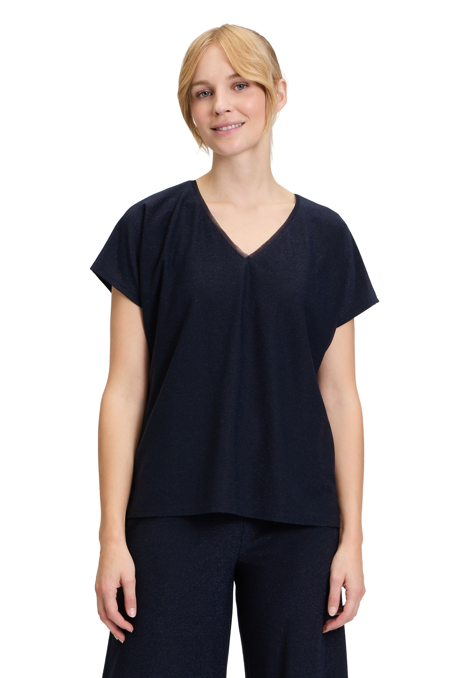 Vera Mont Shirtbluse "Vera Mont Blusenshirt mit V-Ausschnitt"