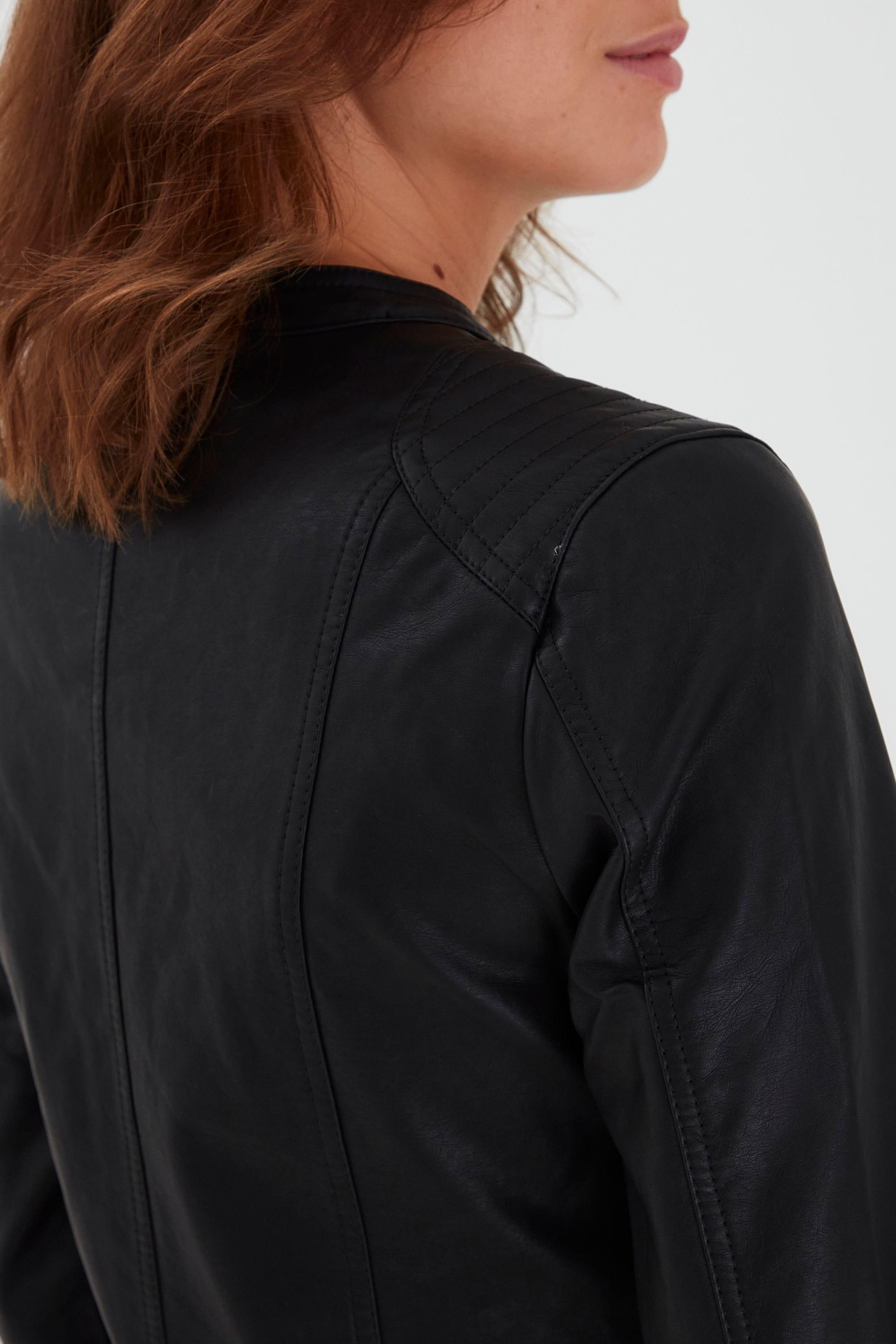b.young Lederimitatjacke »Lederimitatjacke BYAcom«, ohne Kapuze