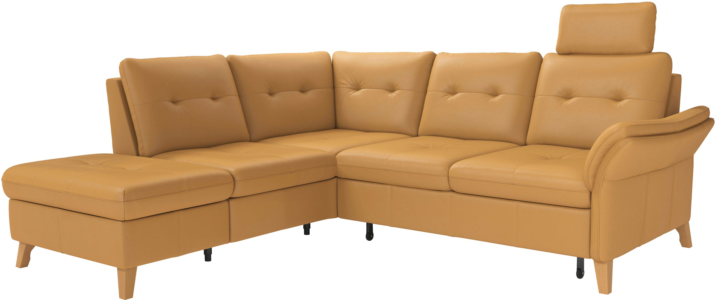 sit&more Ecksofa »Göteborg«, inkl. Sitztiefenverstellung, wahlweise mit Bettfunktion & Bettkasten